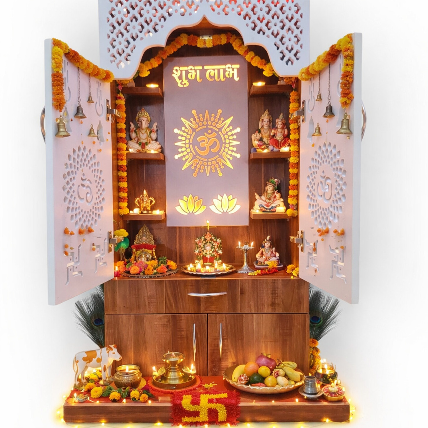Image of ChiselChant Engineered Wood Home Temple