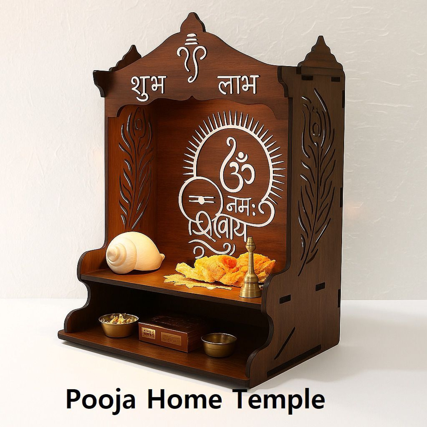 Image of ARTIHC CRAFT Engineered Wood Home Temple