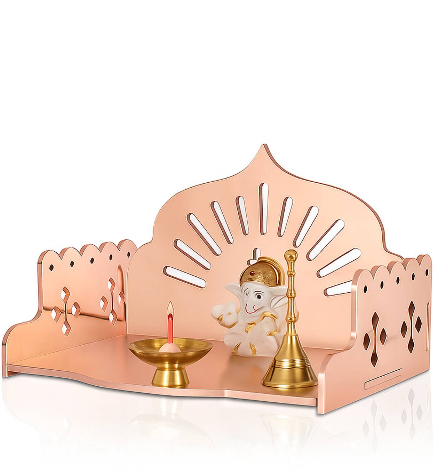 Berrybox Berrybox Acrylic Finish MDF Temple Engineered Wood, Acrylic Home Temple