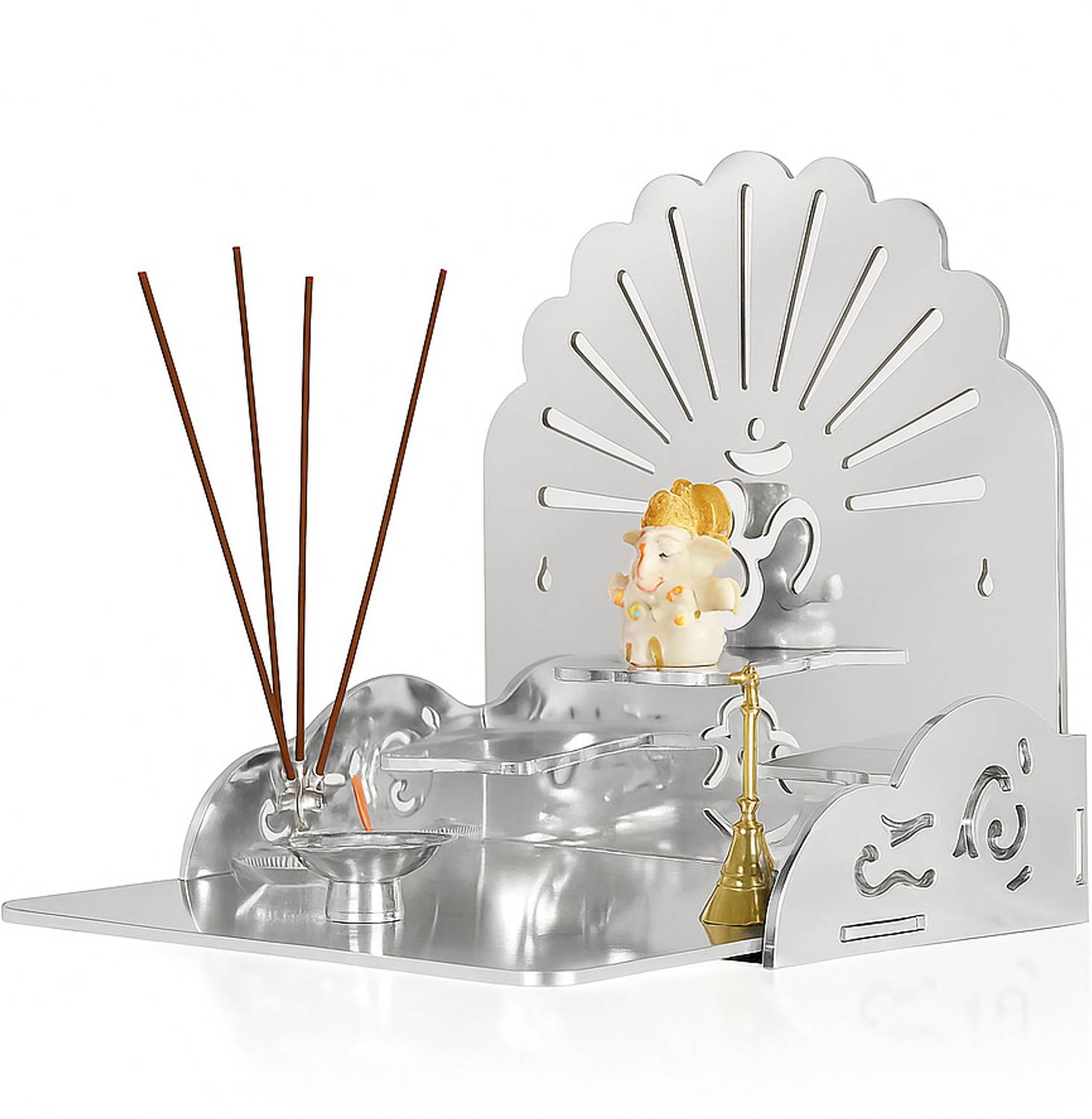 Berrybox Berrybox Acrylic Finish MDF Temple Engineered Wood, Acrylic Home Temple