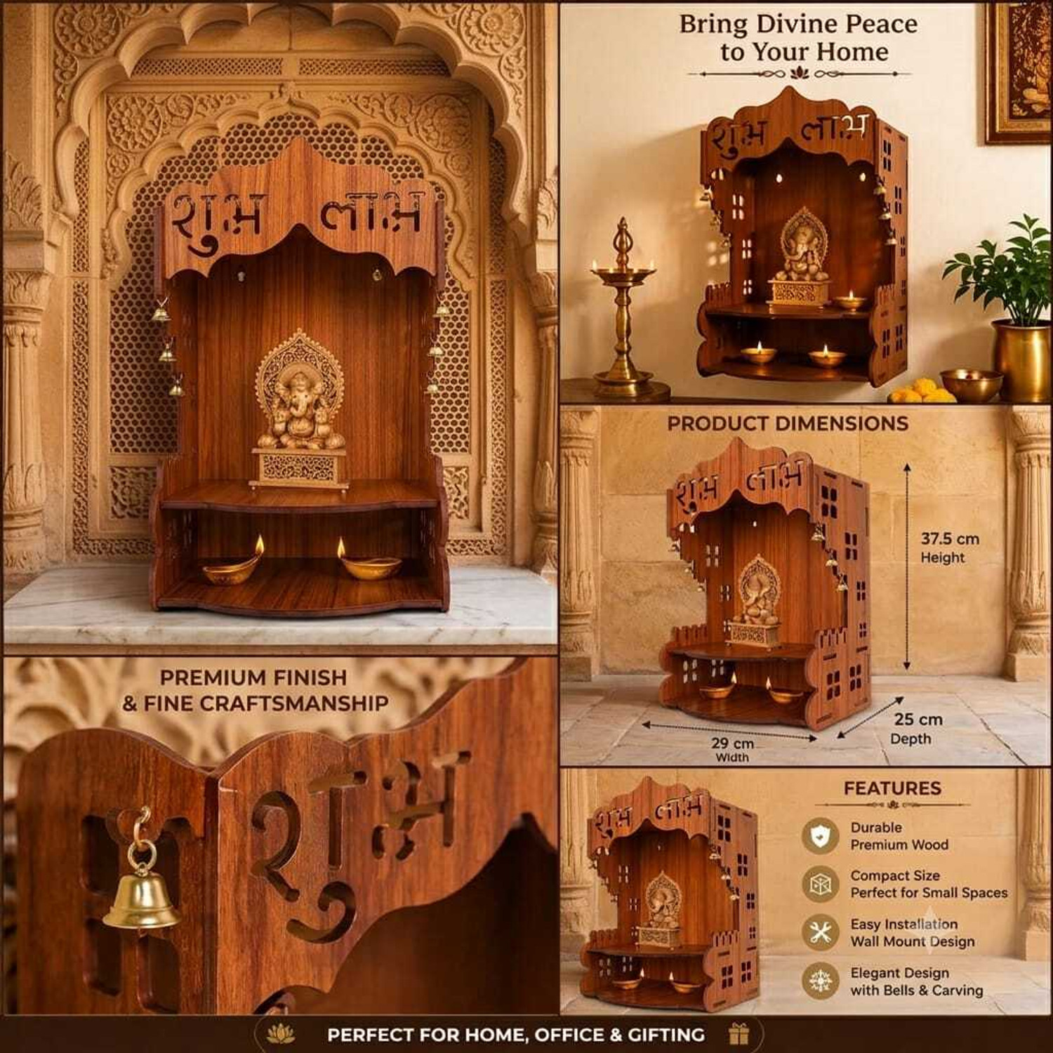 Image of shyam enterprises Engineered Wood Home Temple