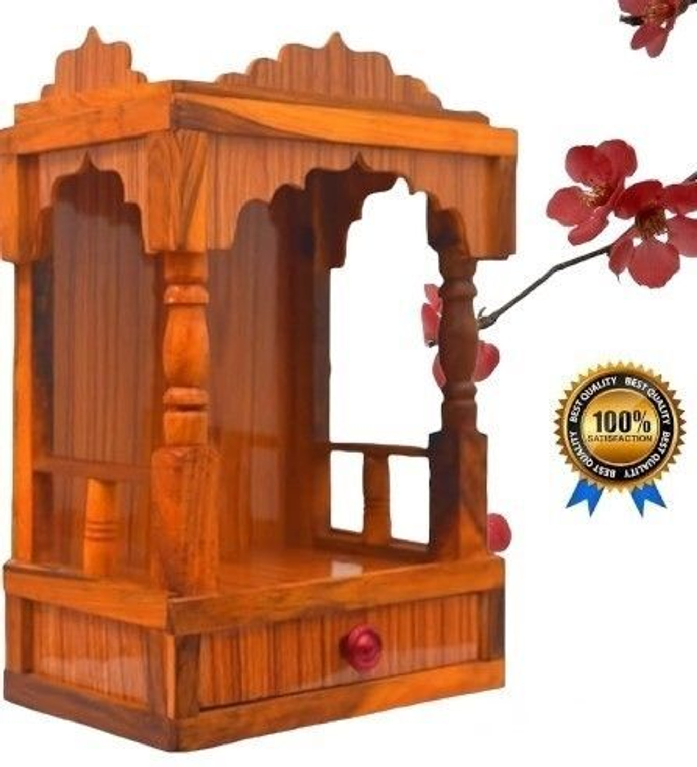 Image of TM AQUAVERITY wooden temple Solid Wood Home Temple