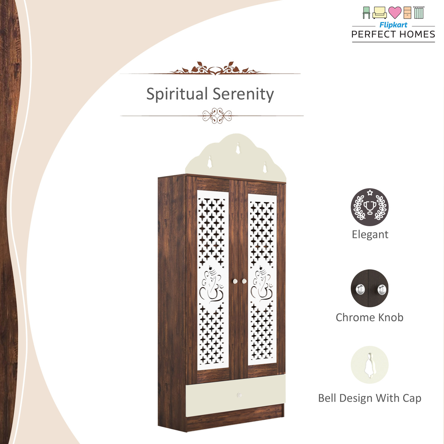Image of Flipkart Perfect Homes Engineered Wood Home Temple