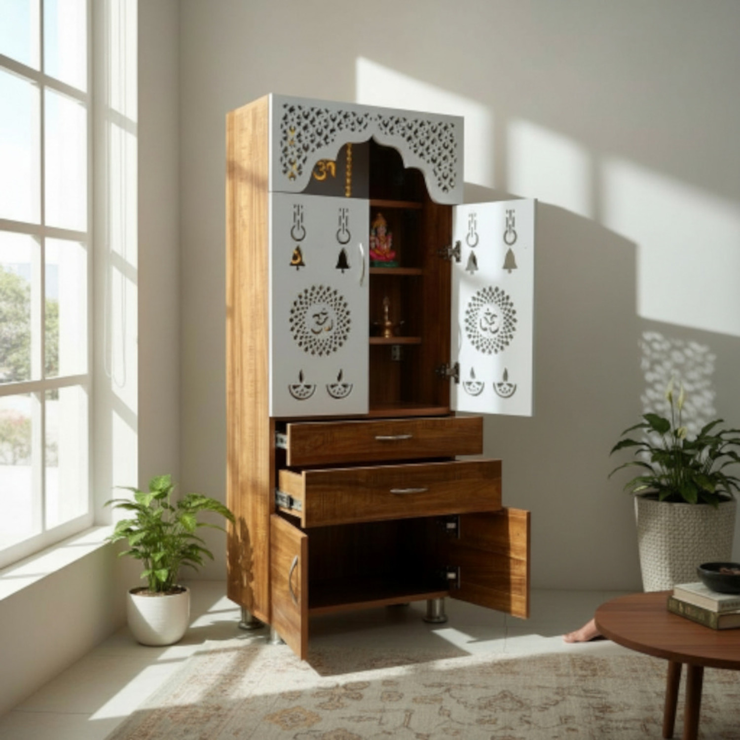 Image of Flipkart Perfect Homes Studio Engineered Wood Home Temple