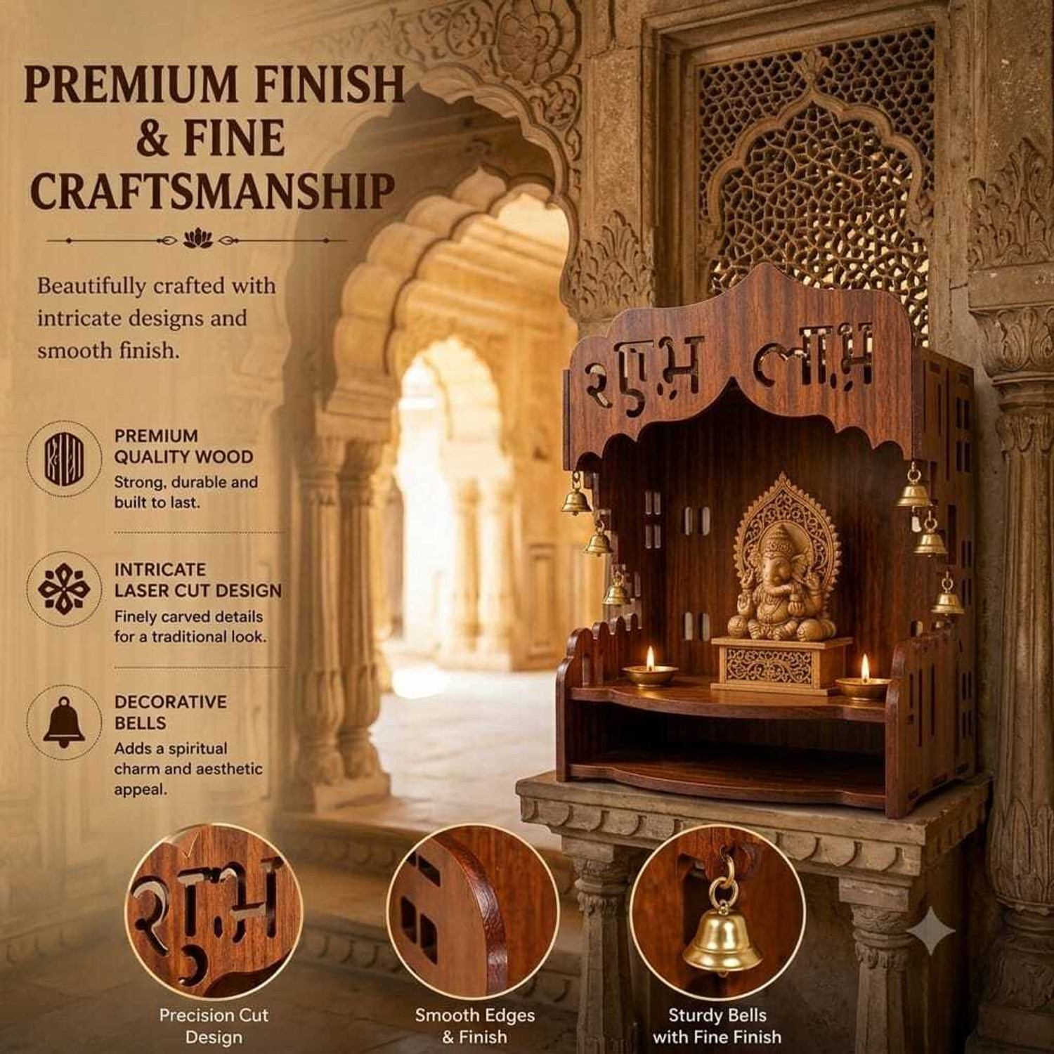 Image of shyam enterprises Engineered Wood Home Temple