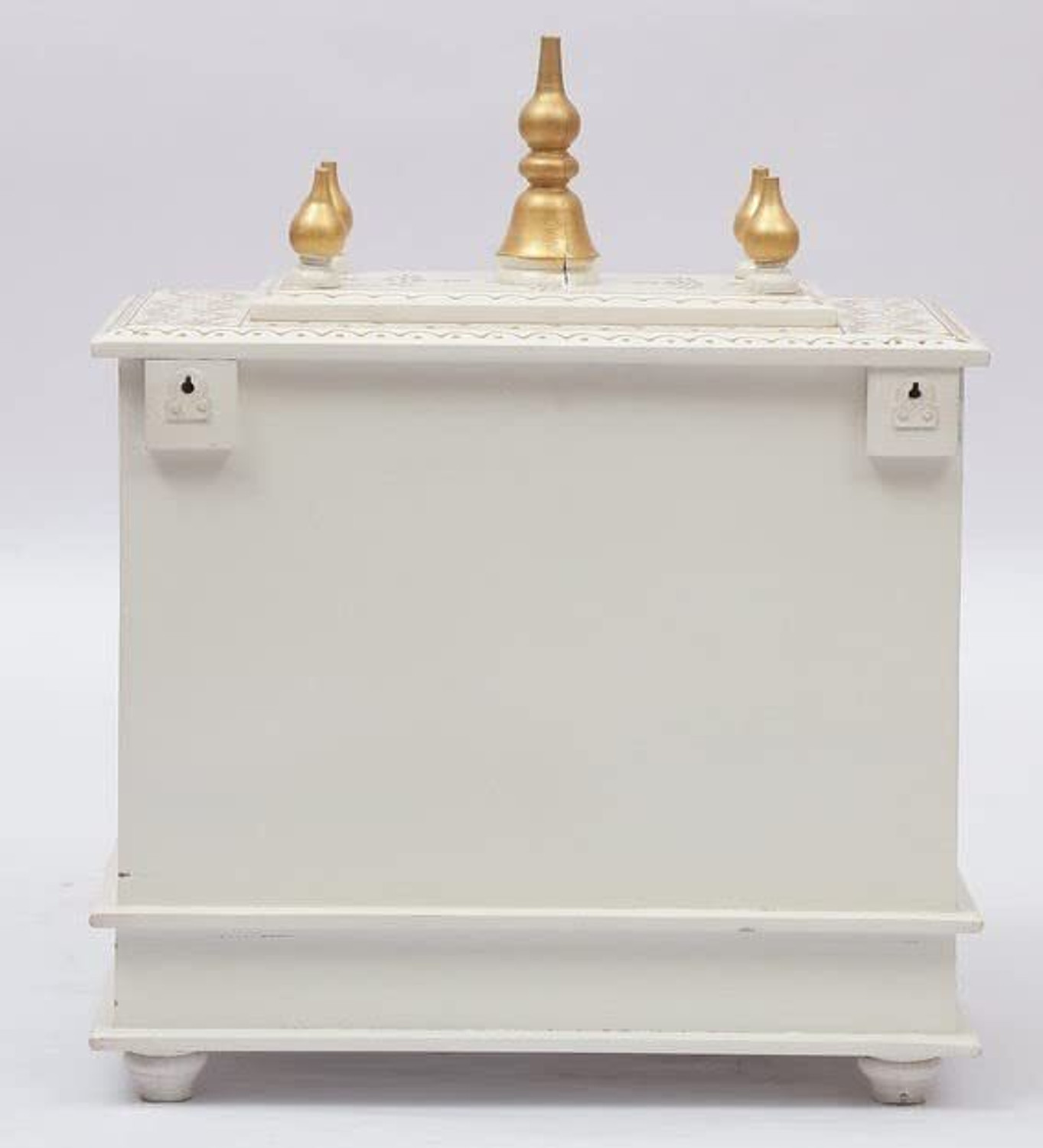 Image of FurniGully (Mandir) for Pooja, Arti Solid Wood Home Temple