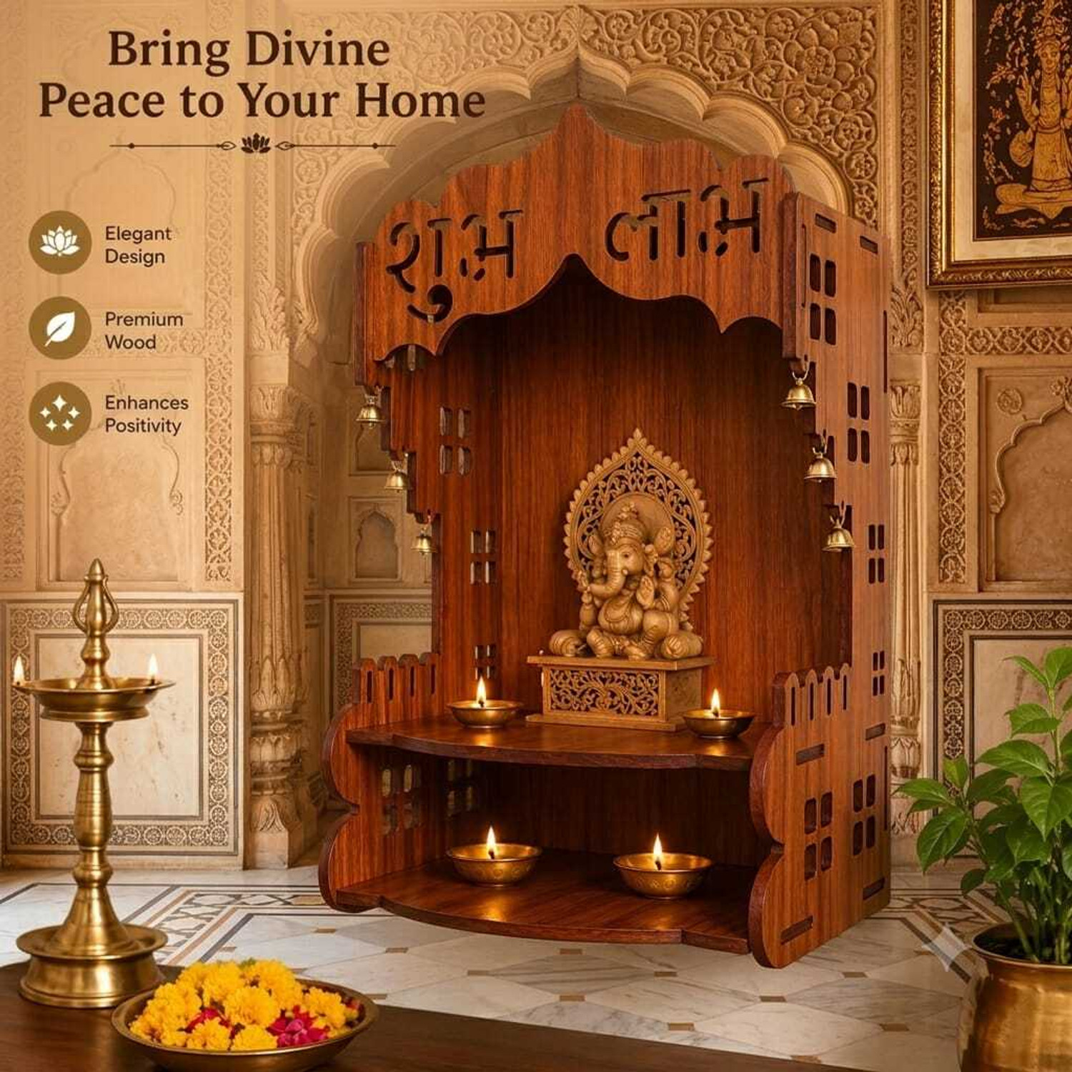 Image of shyam enterprises Engineered Wood Home Temple