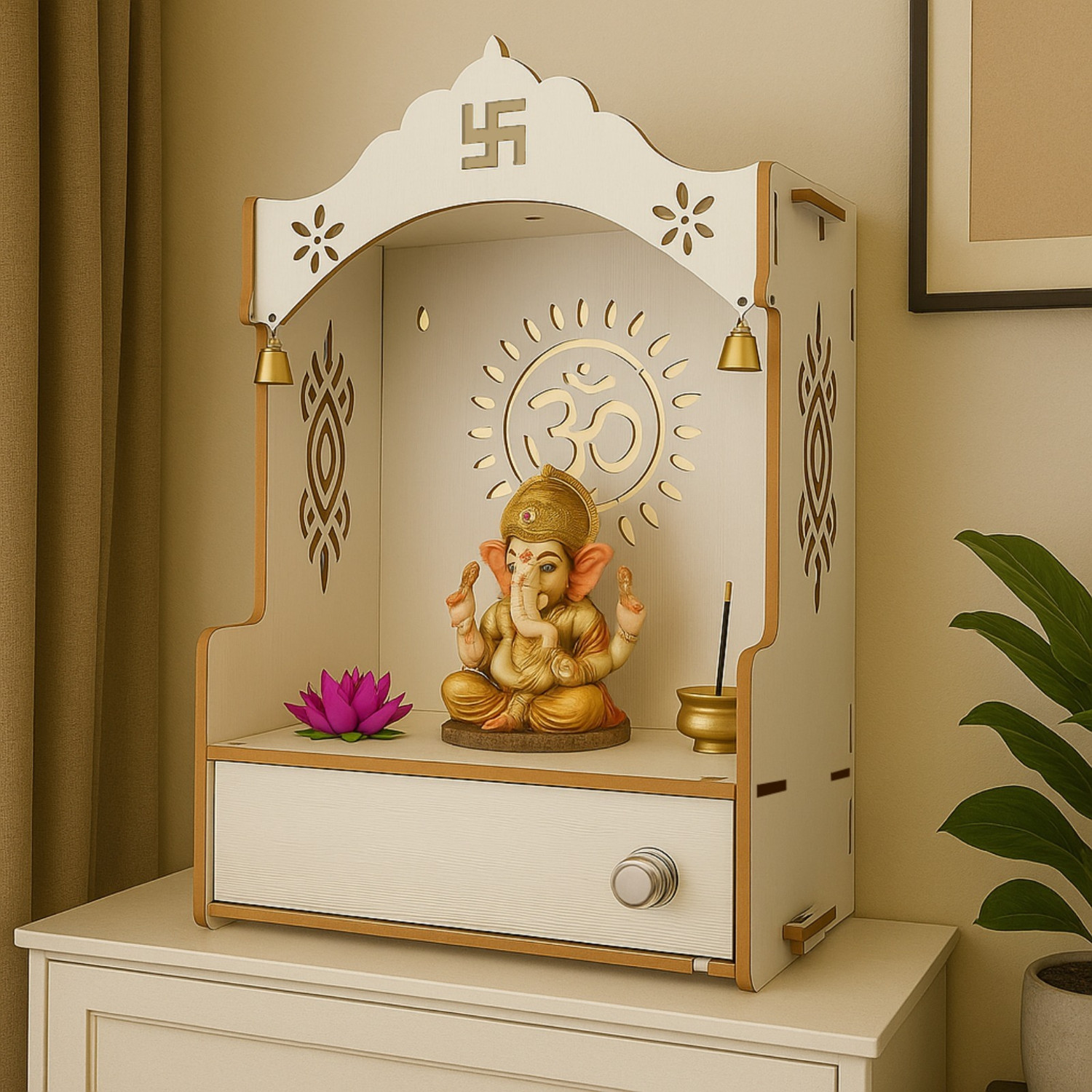 Image of homewey decor Engineered Wood Home Temple