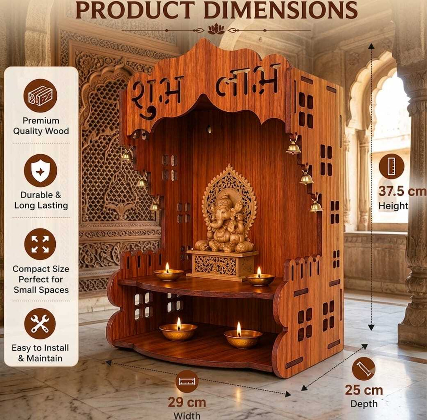 Image of shyam enterprises Engineered Wood Home Temple