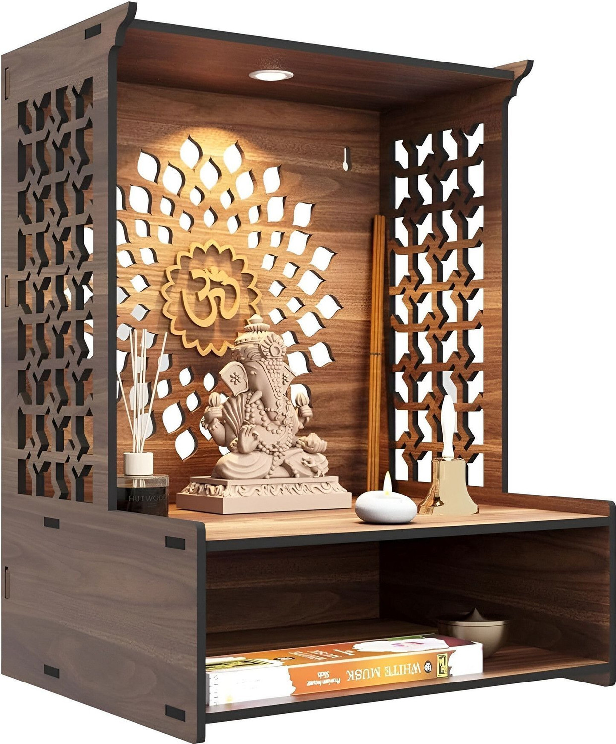 Image of The Laptev Engineered Wood Home Temple (Height: 37.5, DIY(Do-It-Yourself))