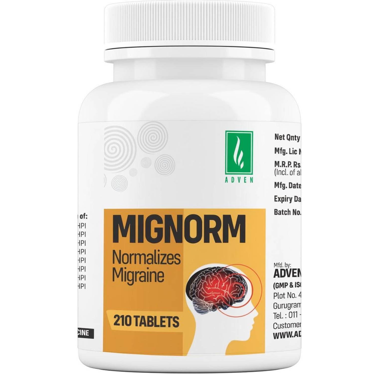 ADVEN Mignorm 210 Tablets Tablets