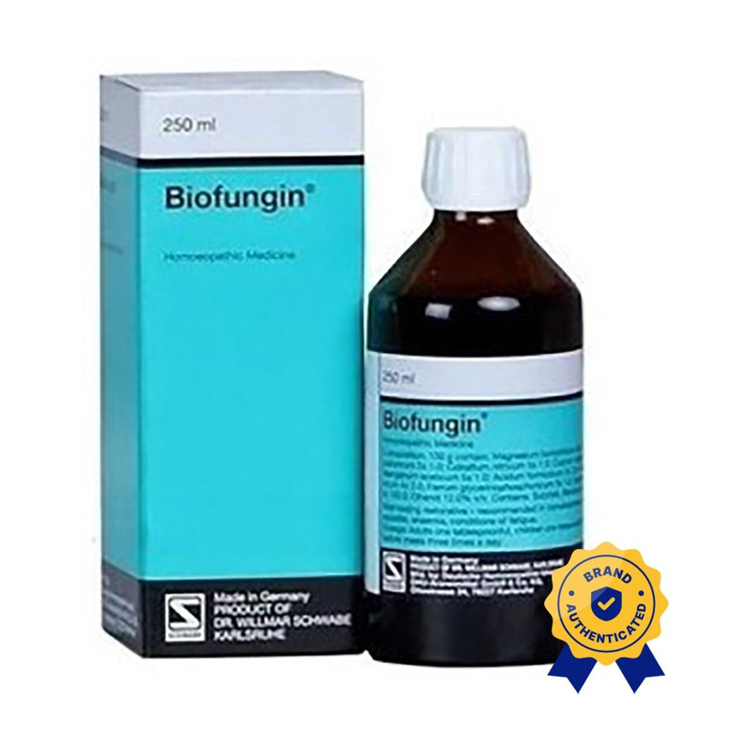 Image of Dr.Willmar Schwabe India BIOFUNGIN HOMEOPATHIC MEDICINE 250 ML Liquid (250 ml)