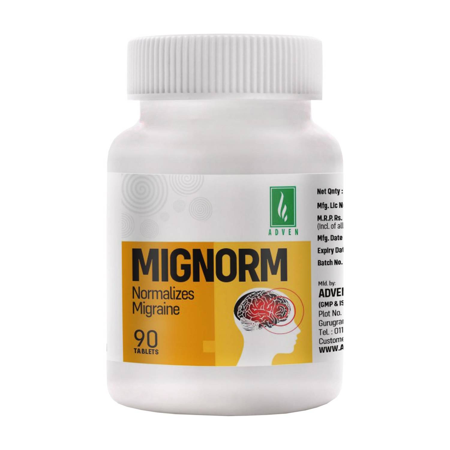 ADVEN Mignorm 90 Tablets Tablets