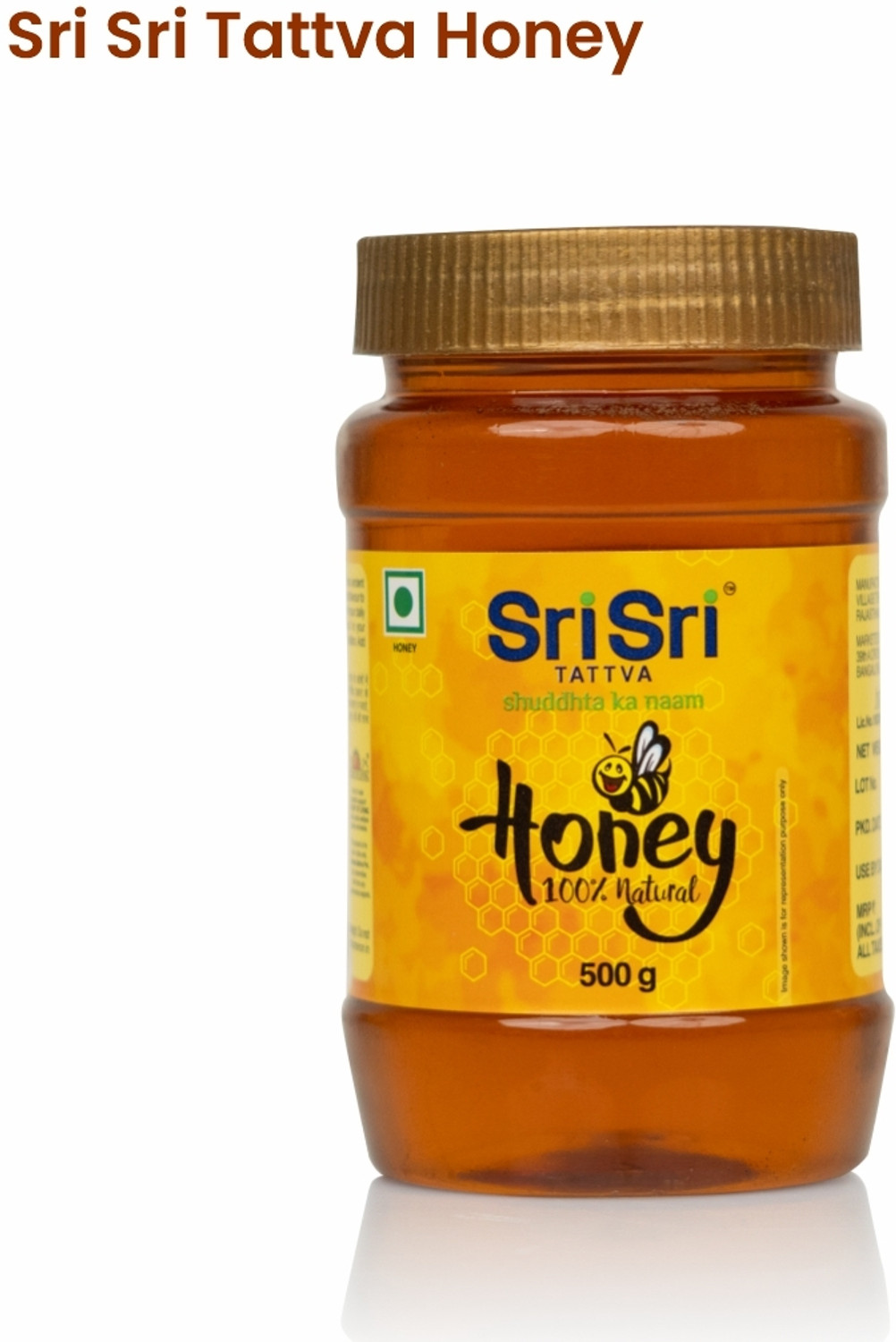 Image of Sri Sri Tattva 100% Natural Honey, 500 g | Pure, Unprocessed & Healthy Sweetener