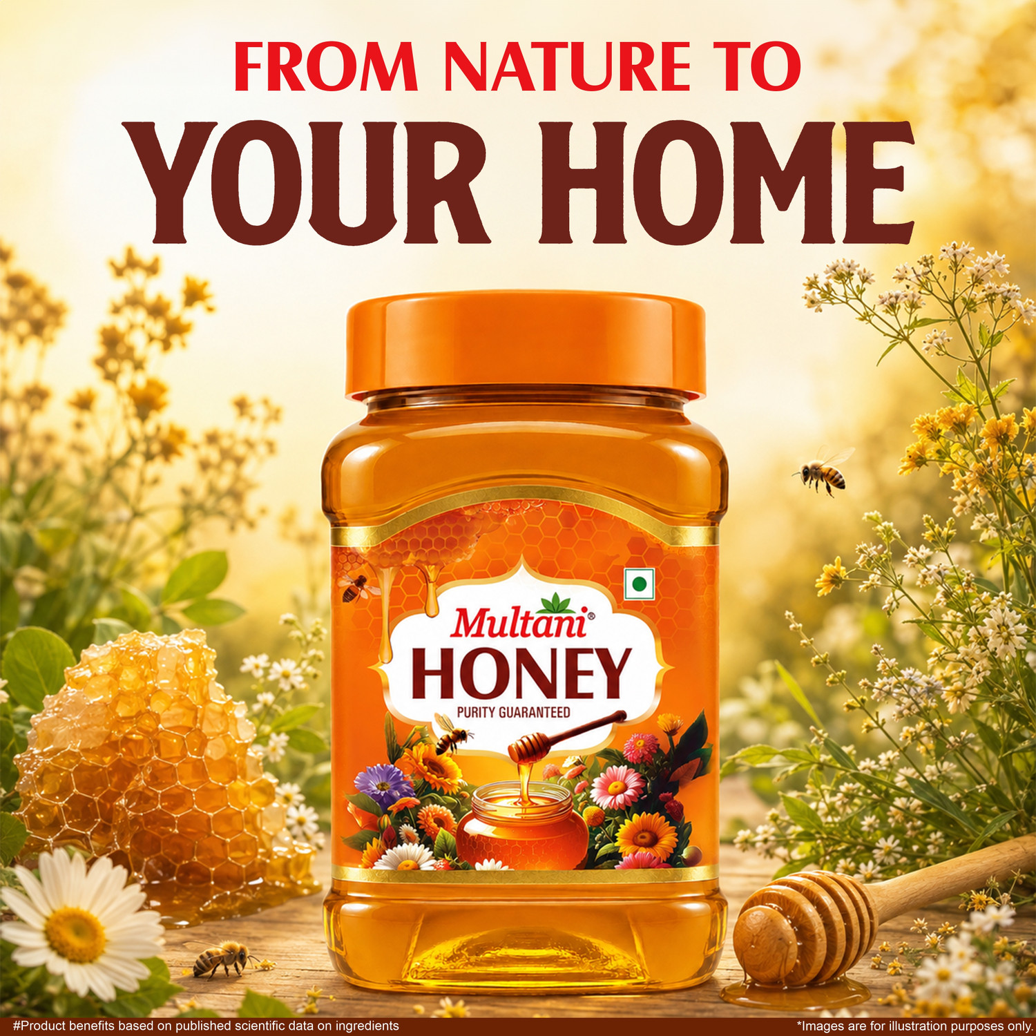 Image of Multani Honey | No Added Sugar | Immunity Booster