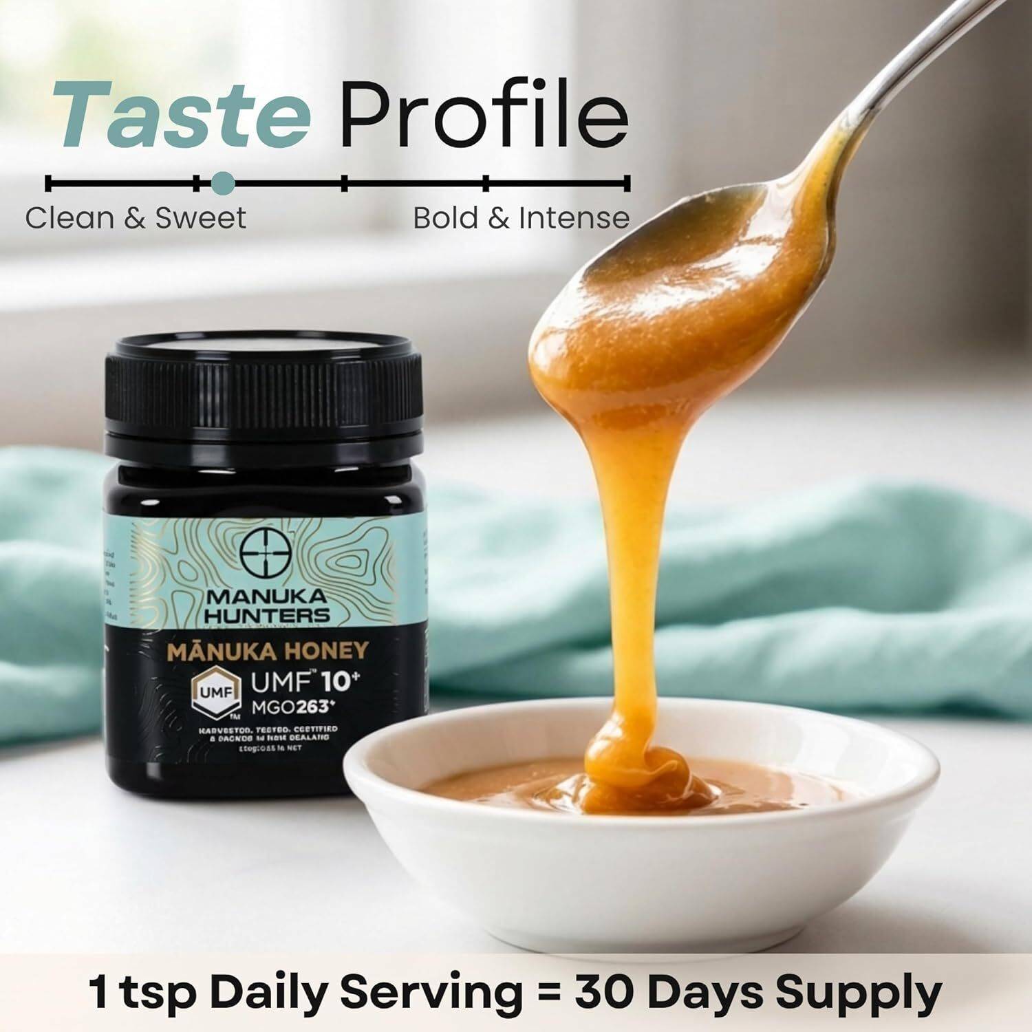 THADATHIL Certified UMF 10+ (MGO 263+) Raw Organic Manuka Honey