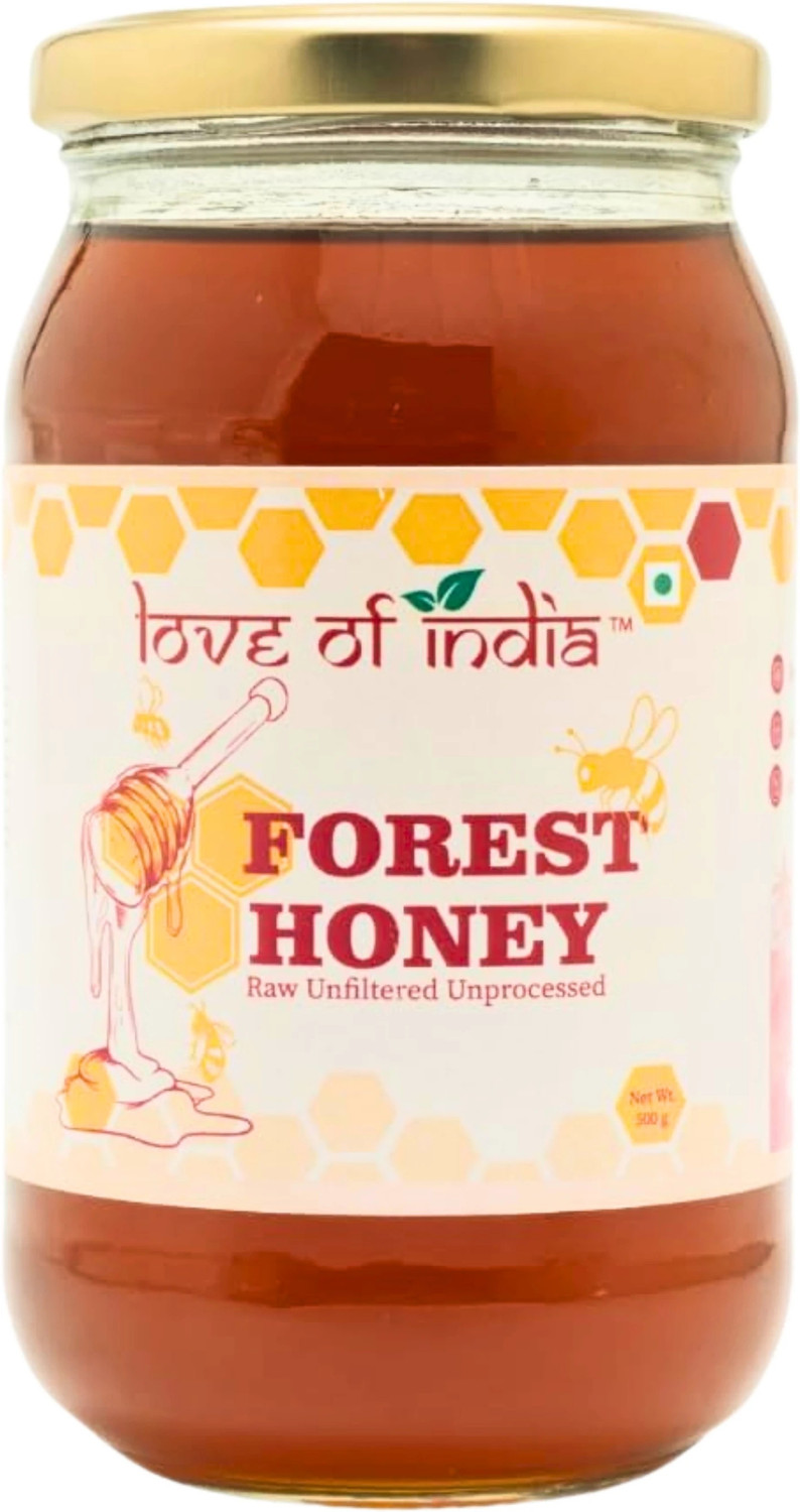 Image of Love Of India Forest Honey (Raw, Unfiltered, Unprocessed & Non-Pasteurised)