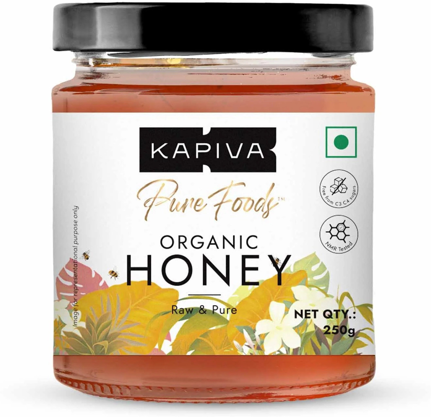 Image of Kapiva Organic Honey | 100% Natural & Organic | Strengthens Immunity & Aids Digestion