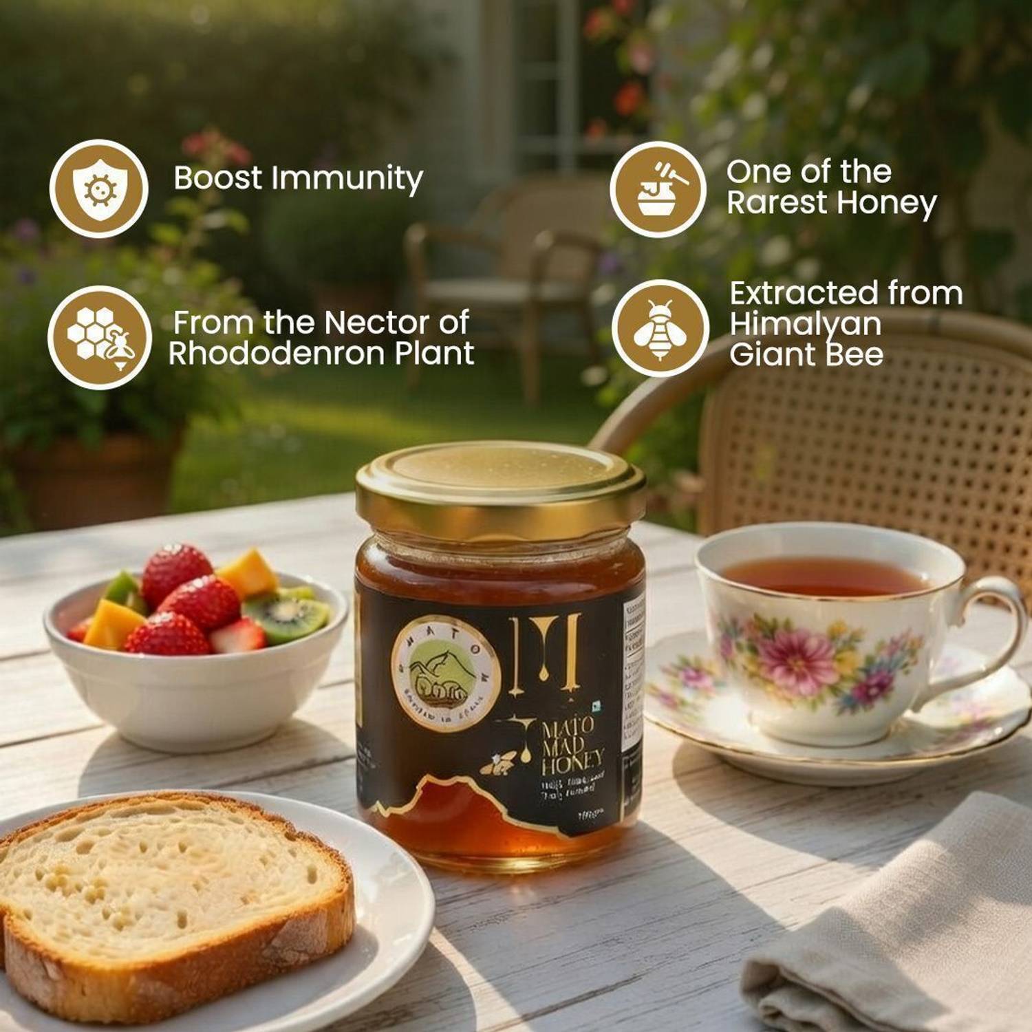 Mato Wild Mad Honey | Premium Himalayan Honey | Natural