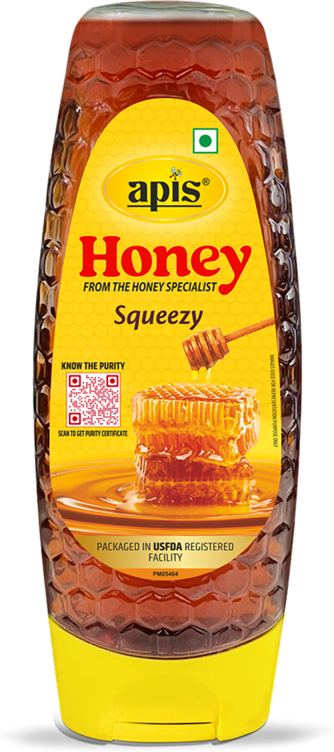 Image of Apis Pure Honey Squeezy 500g Natural Honey for Daily Use