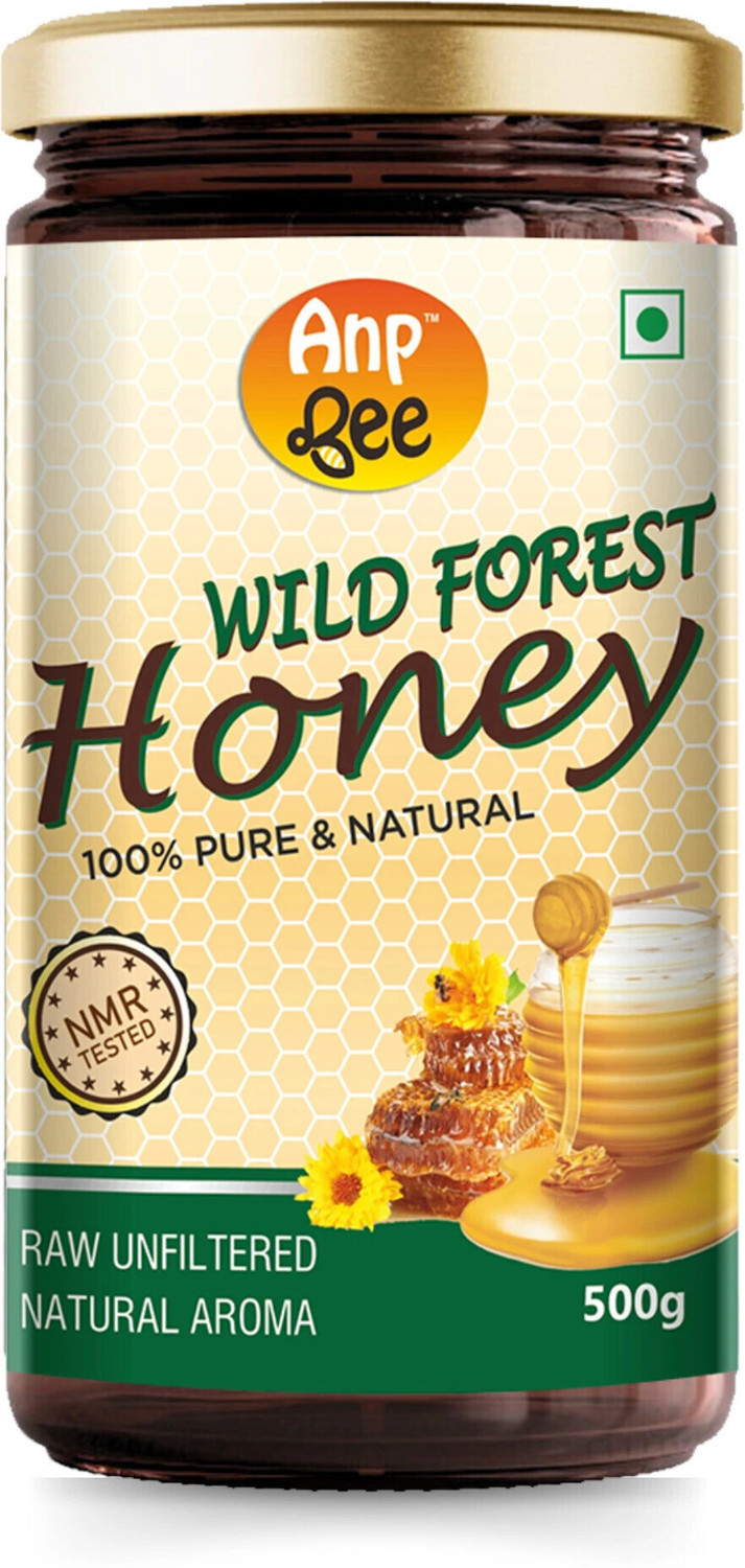 Image of ANP BEE Raw Unpasteurized Wild Forest Honey with Natural Aroma 500g I NMR Tested