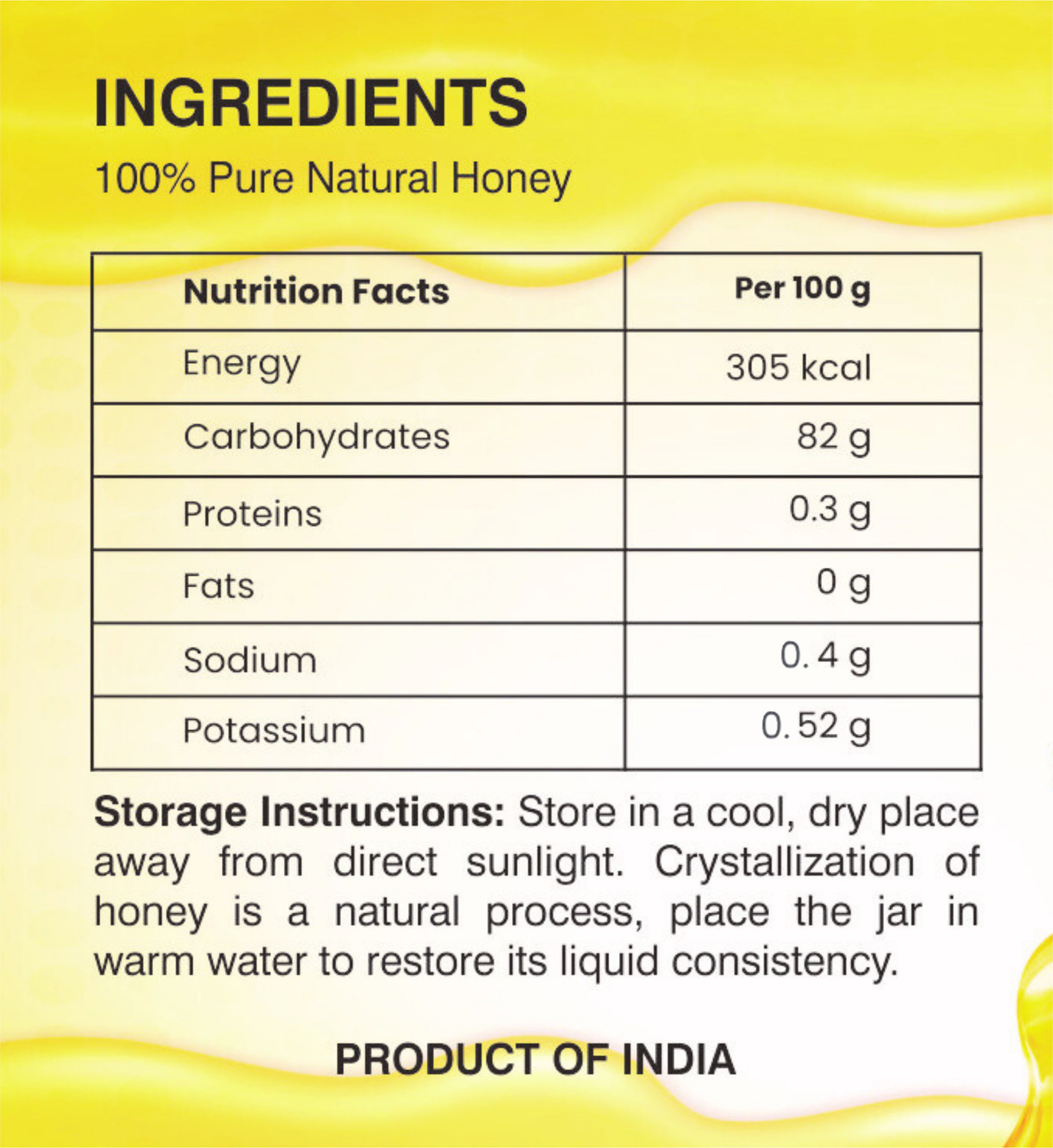 Image of APICURE Natural Honey | Pure, Golden Honey