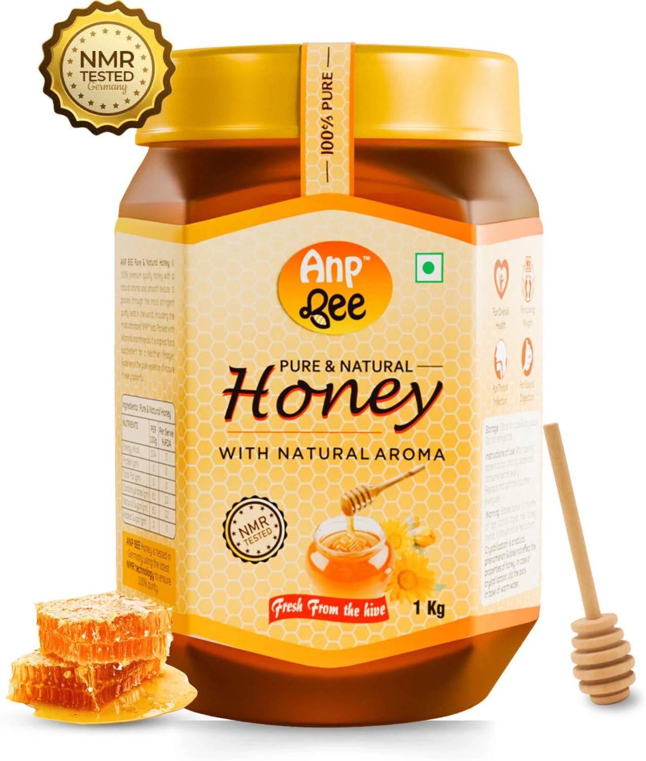 ANP BEE 100% Pure, Raw Unpasteurized Natural Honey - Image 1