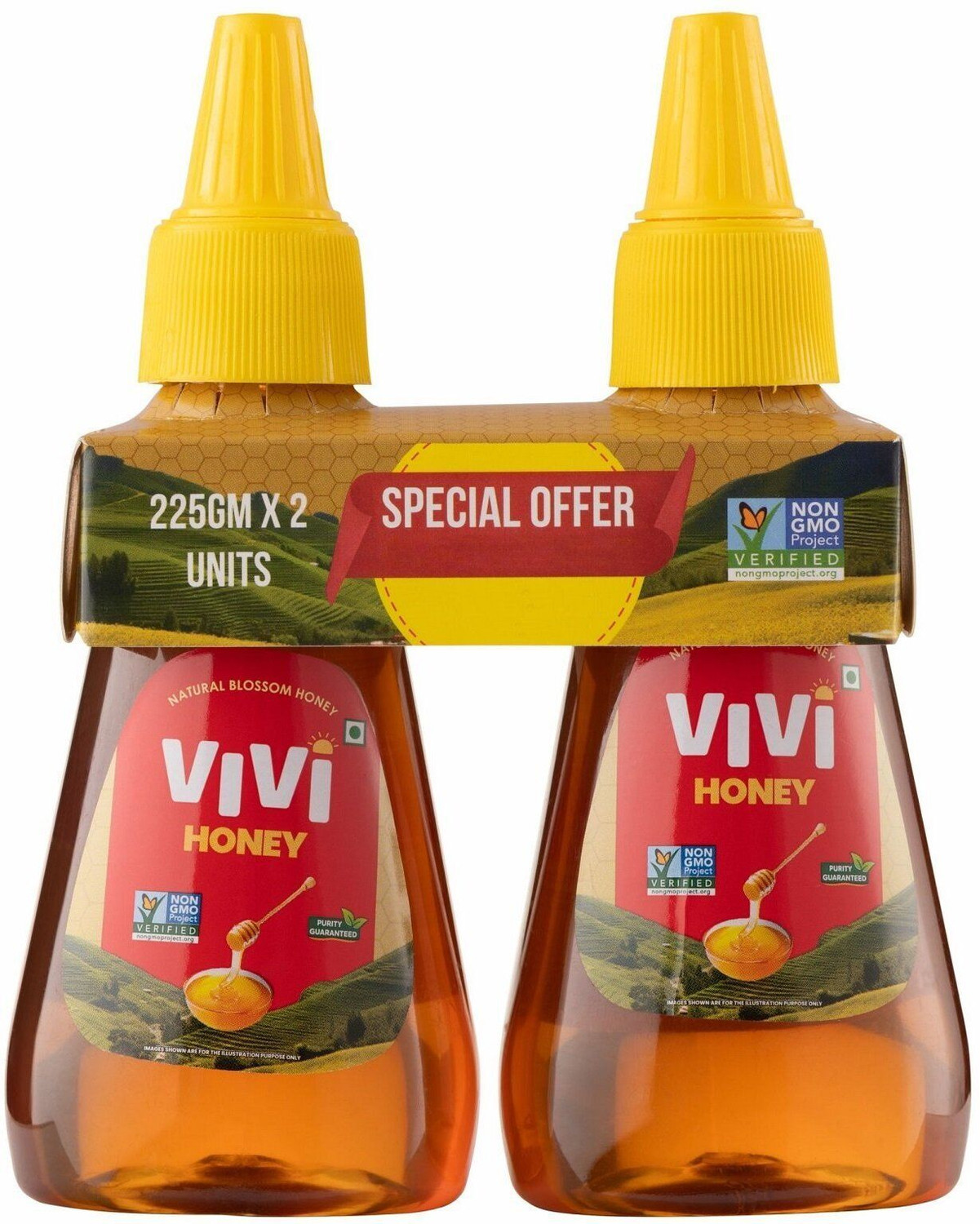 Image of Vivi Natural Honey (Buy 1 Get 1 Free) | 100% Pure & processed Multi-Floral Honey