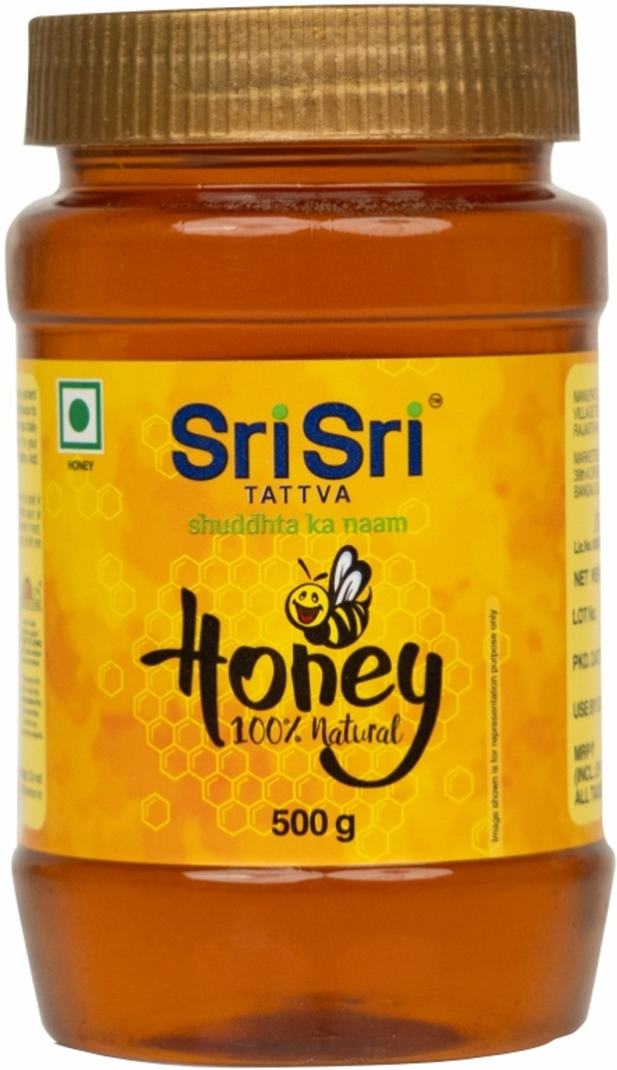Image of Sri Sri Tattva 100% Natural Honey, 500 g | Pure, Unprocessed & Healthy Sweetener