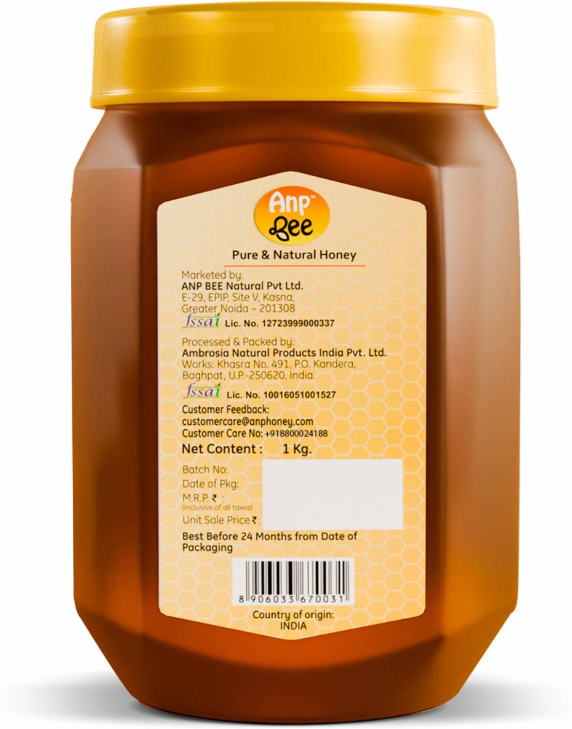 ANP BEE 100% Pure, Raw Unpasteurized Natural Honey - Image 3