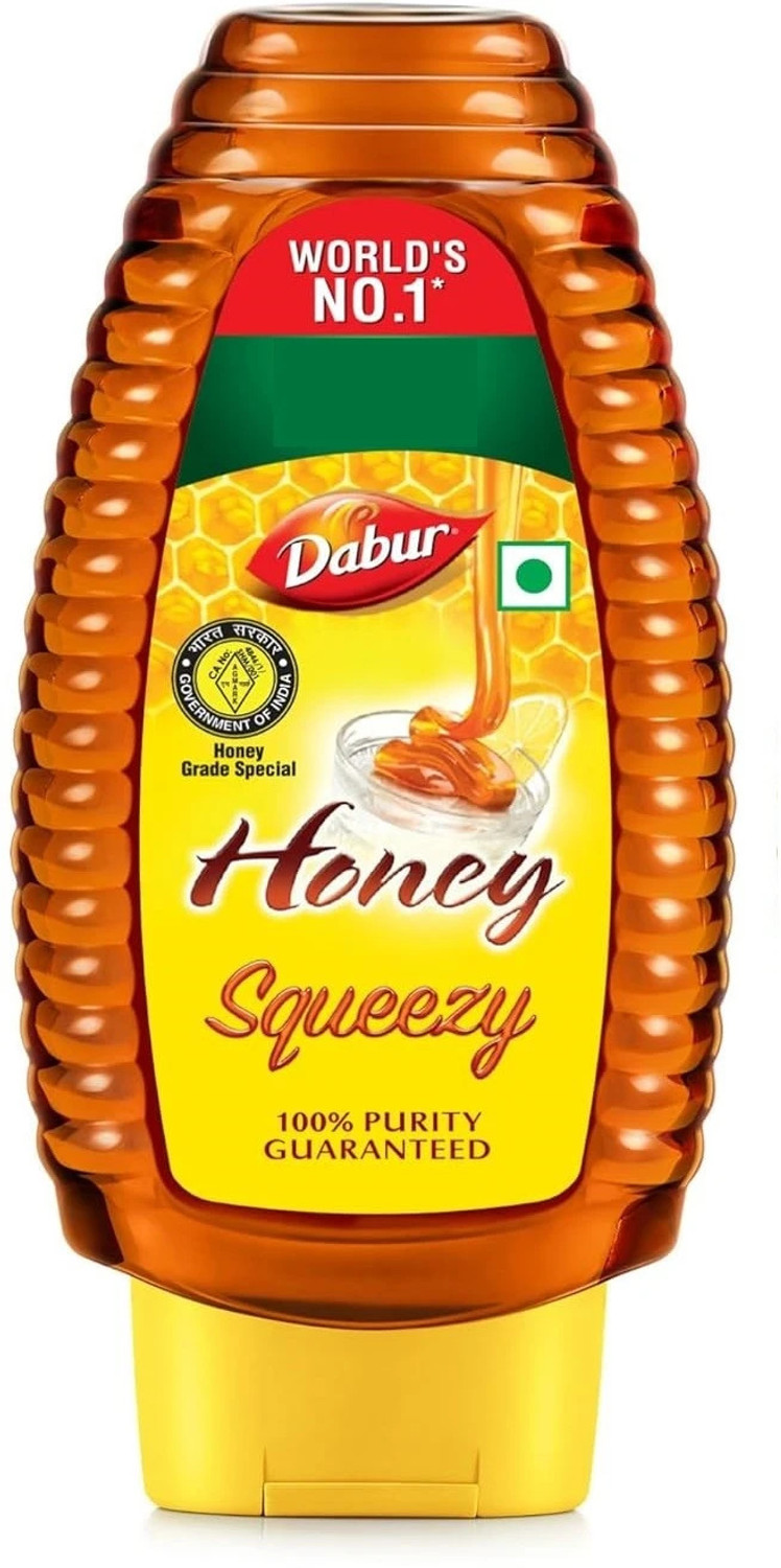Image of Dabur Pure HONEY Brand with No Sugar Adulteration 225G (225 g)