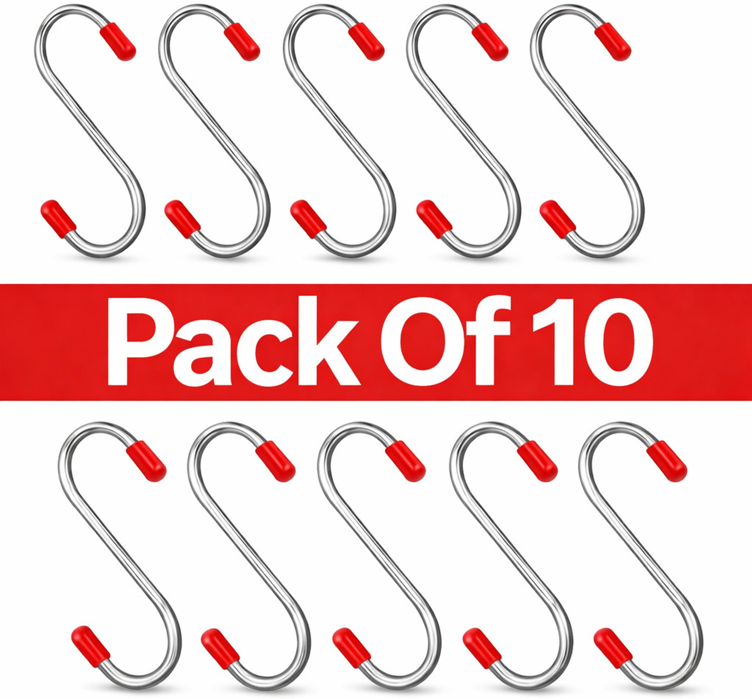 Image of GLOCY Wall Hooks Without Drill Self Adhesive Hook Hook 10