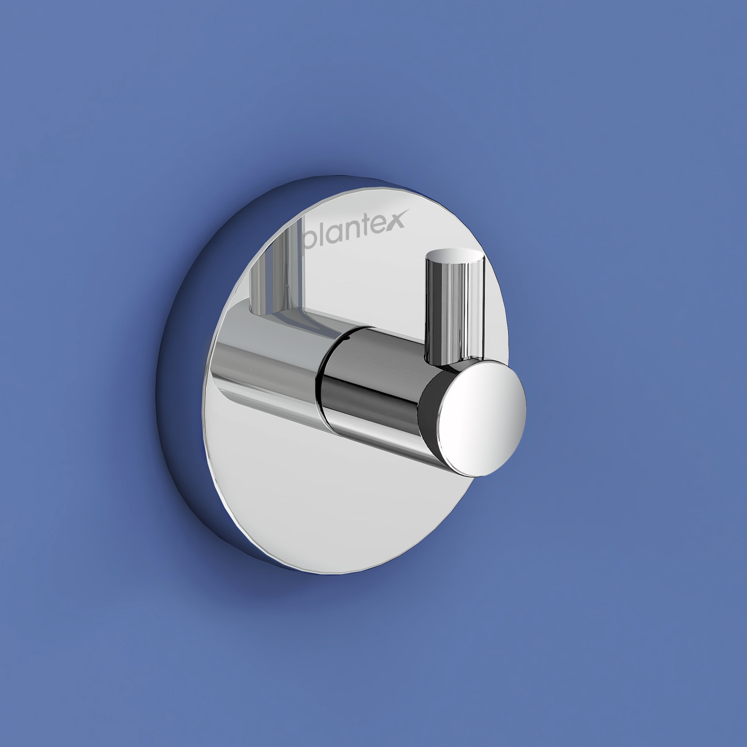 Image of Plantex Brass Smero Robe Hook /Cloth-Towel Hanger /Bathroom Accessories - Chrome (CL-3139) Hook 1