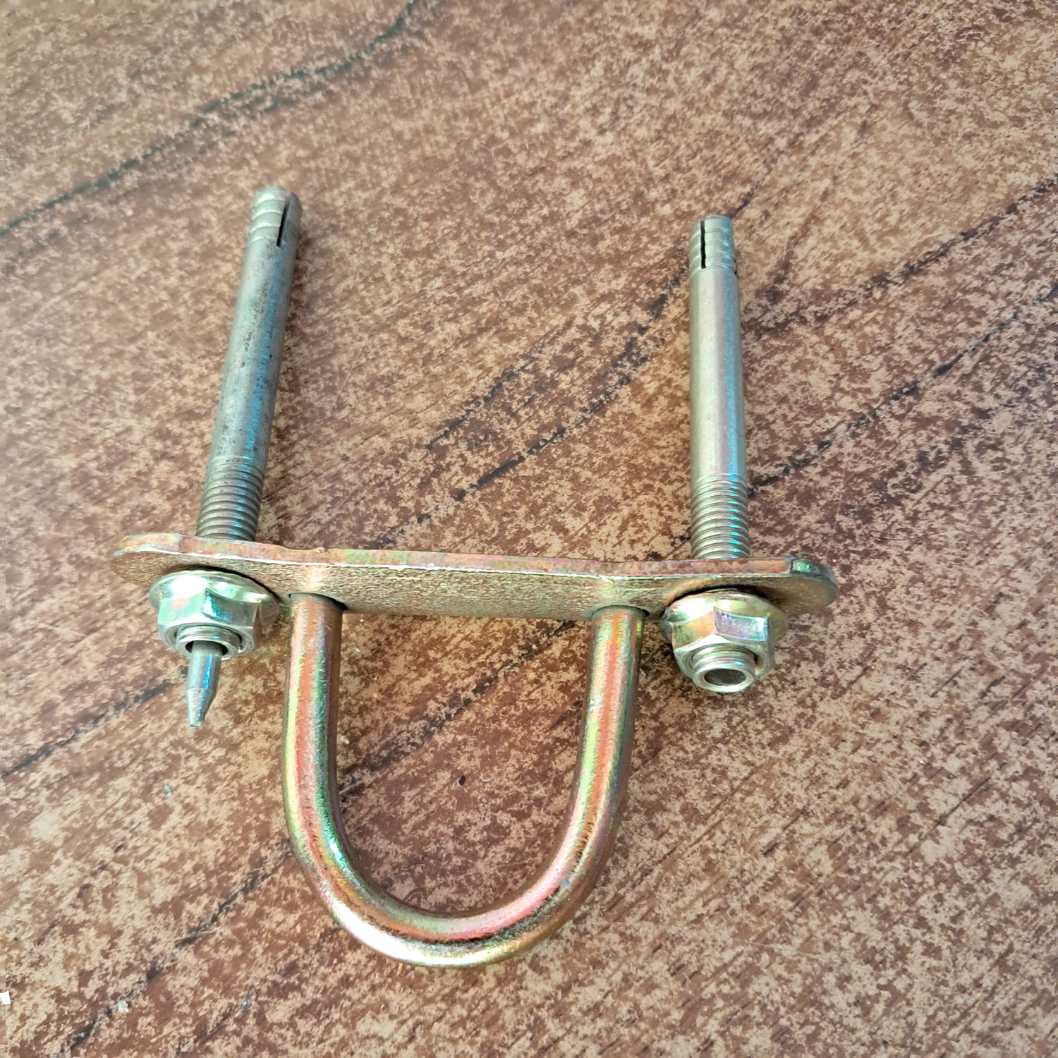 Image of Q1 Beads D-Hook Hanger with Fasteners 10X100 mm for Hanging Ceiling Fan or Jhoomer swing Hook 1