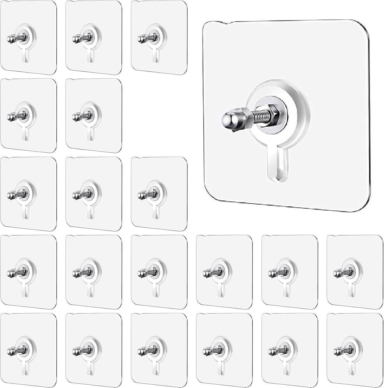 KANTHEE ENTERPRISE Wall Clips Hook for Hanging, Racks, Bathroom A