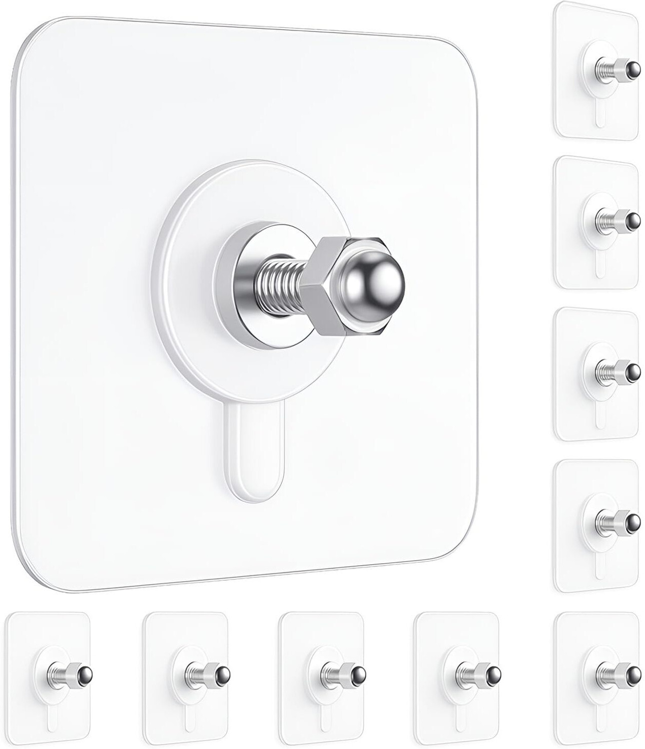 Image of KRYZVO Ultra-Strong Transparent Nail-Free Hook Hook 10