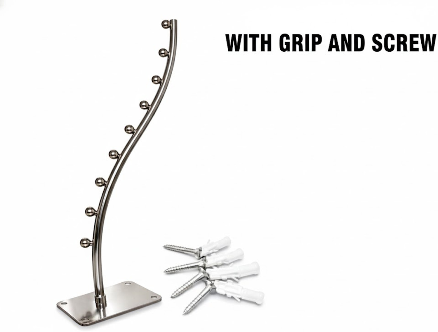 Image of SHOAMSHREE 9 pin wall drope hanger for multipurpose 9 balls for cloth metal Swivel Hook Hook Rail 9 (Pack of 2)