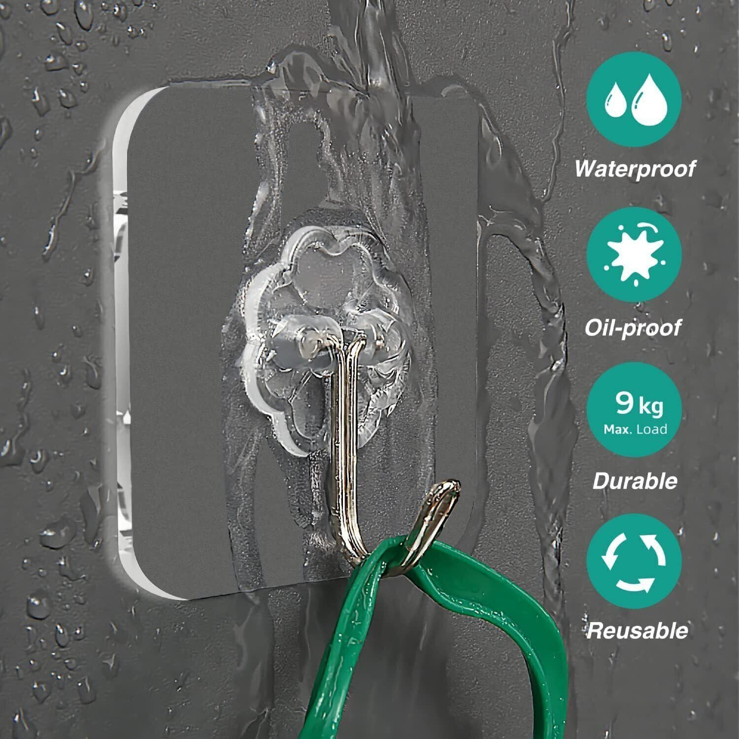 Image of YIXTY Self Adhesive Hooks Set of 20 Hook 20