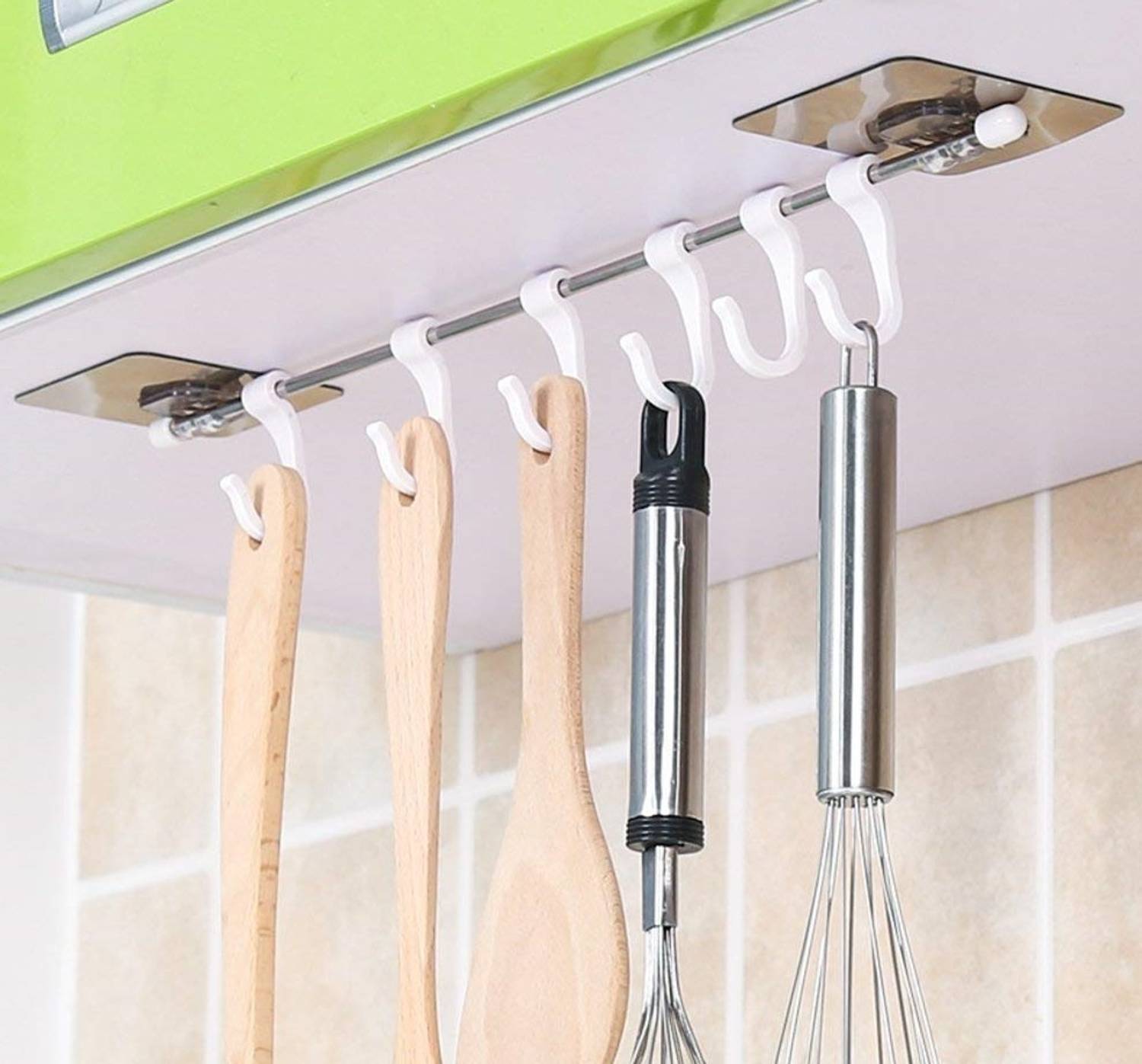 ARYANS ENTERPRISE Magic Sticker Series Self Adhesive Bathroom Towel Hanger Hook 6