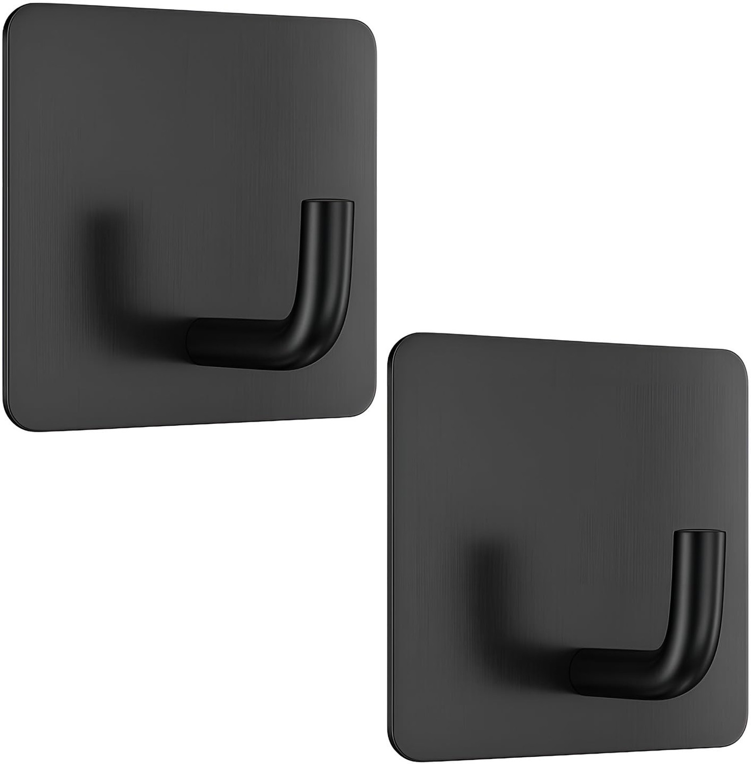 Image of DALUCI No Drill Wall Hooks for Bathroom, Kitchen, Bedroom, Office, Towel Hook 2