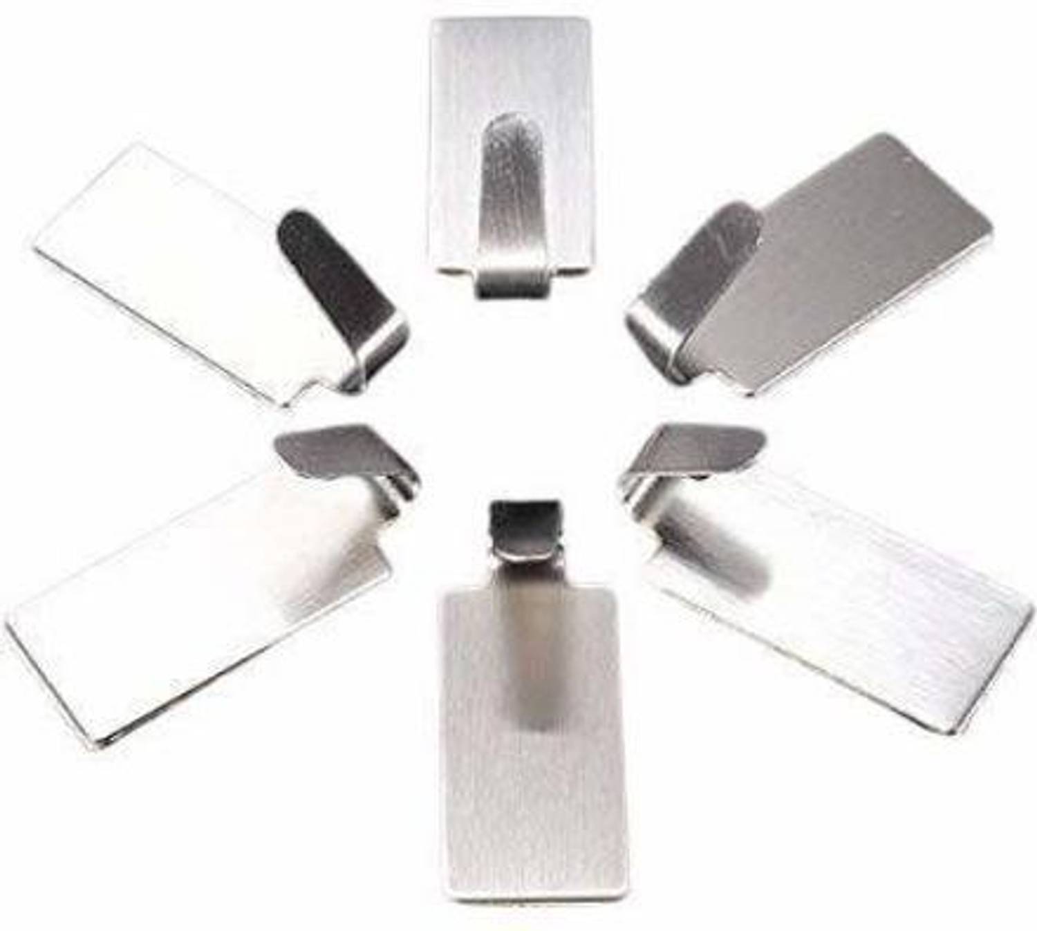 Boplo I Unique Point Set of 6 Adhesive Steel Hooks for Wall Hanging, Kitchen, Bathroom, Color : Ash Hook 1