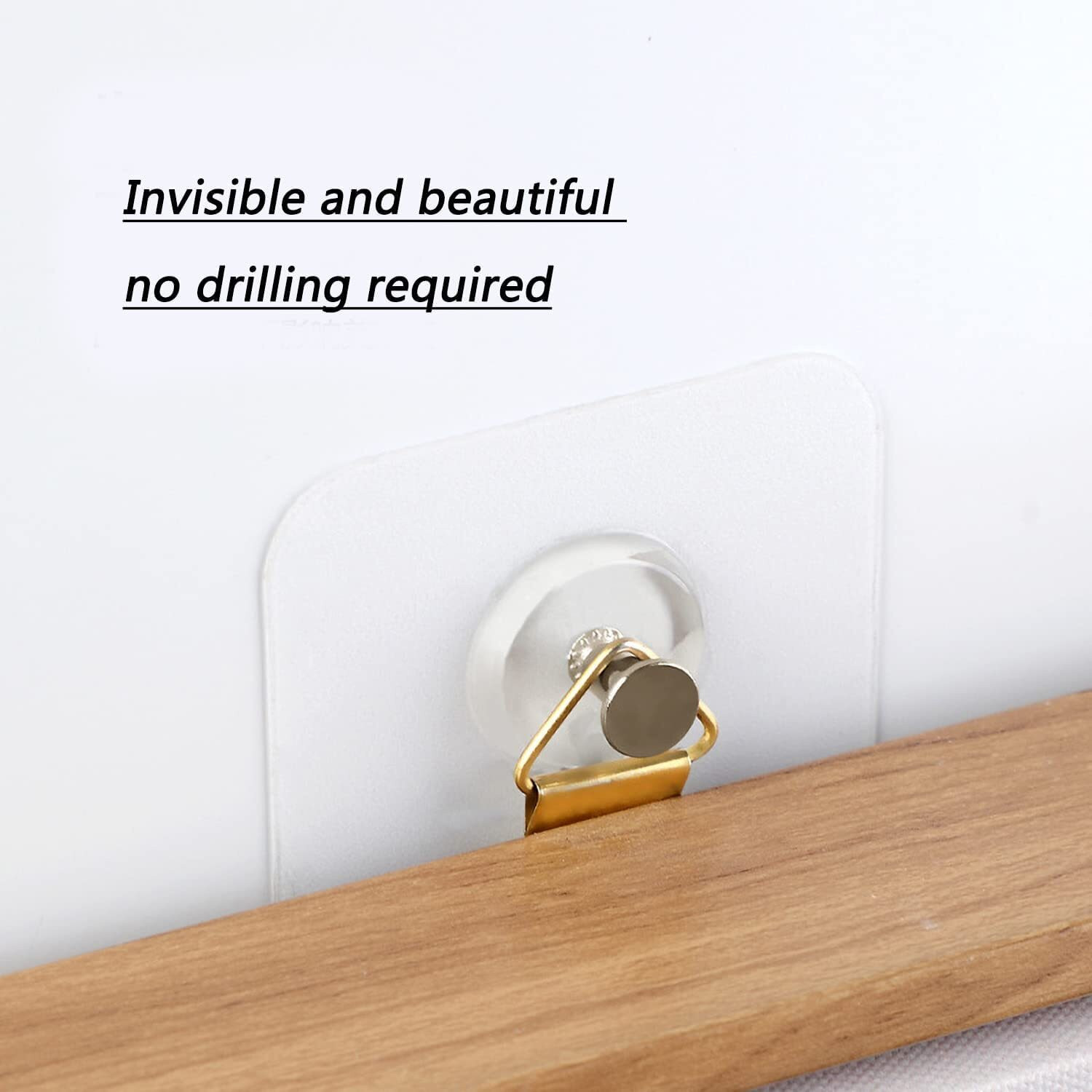 Image of MAXXIC LABORATORIES Strong Self Adhesive Wall Hooks for Kitchen & Bathroom | No Drilling Hook 10
