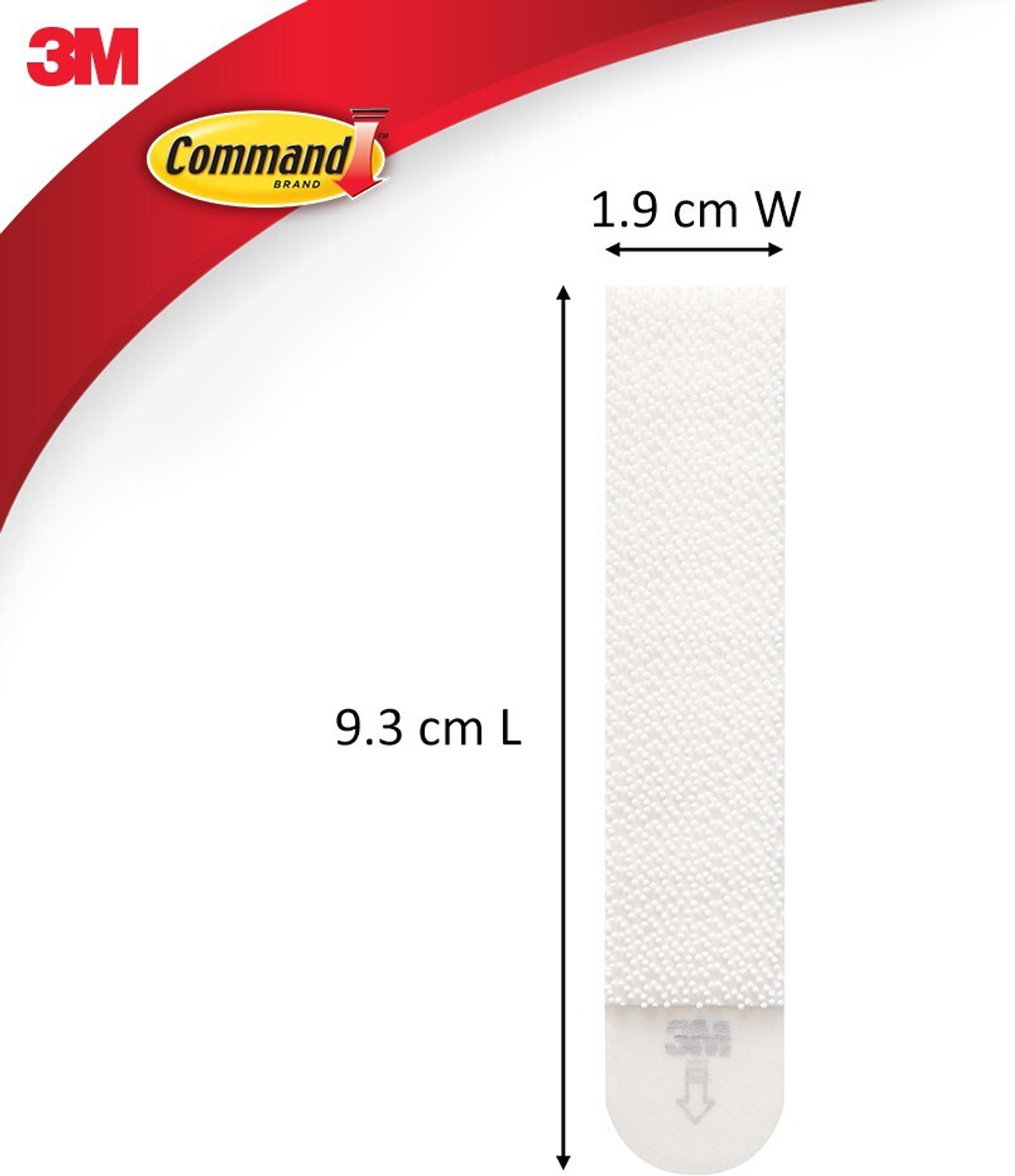 Image of Command 3M Large Picture Hanging Strips, Holds upto 7.2kg, Self Adhesive, 4 Pairs Hook 1
