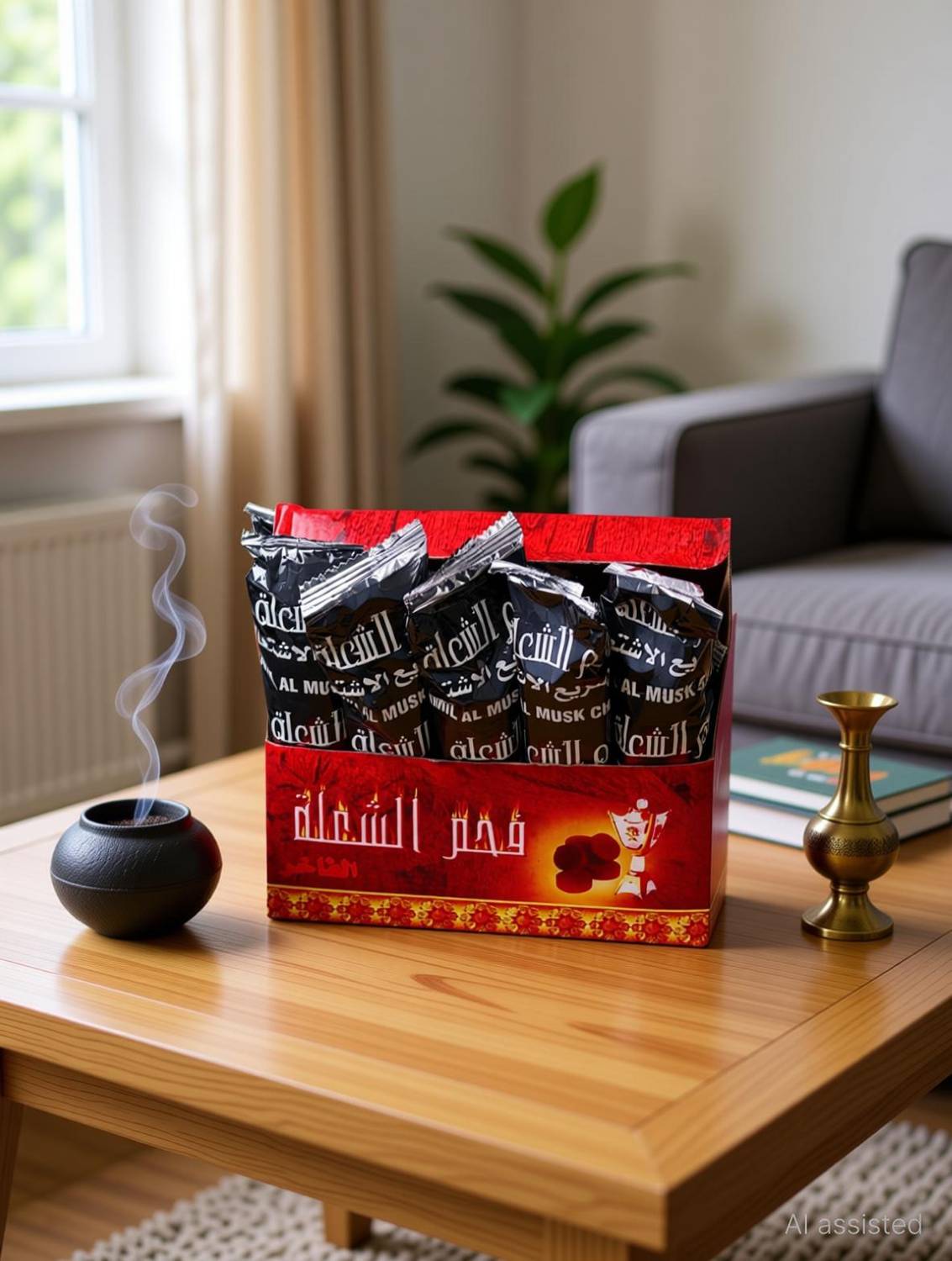 ask vark wala Charcoal Tablets for Incense Burner Hookah Charcoals