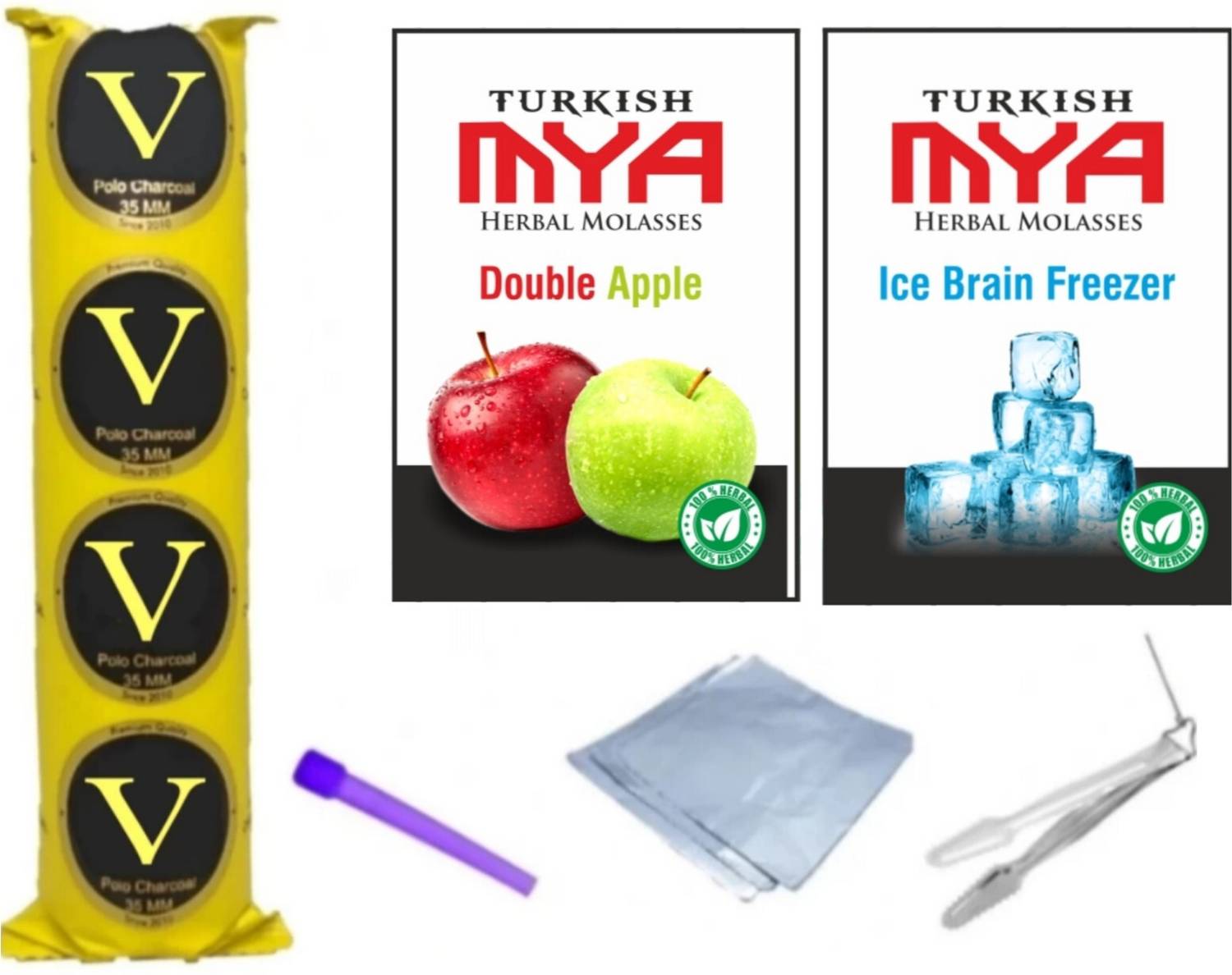 FUMIFY Flavour pack_F145 Double Apple, Brain Freezer Hookah Flavor