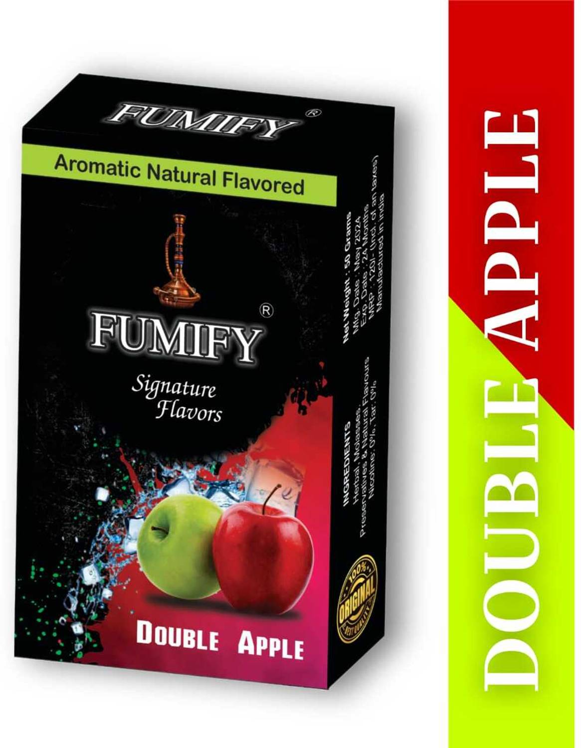 FUMIFY Double Apple Hookah Flavor | Classic Blend of Sweet & Tangy