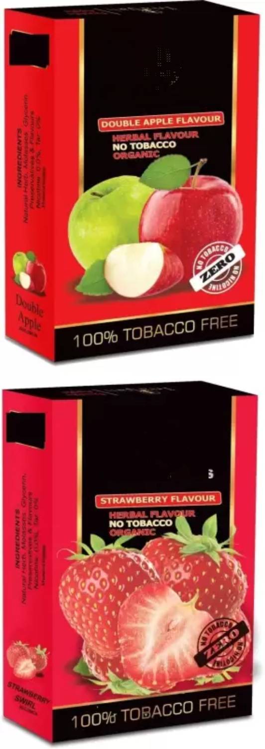 ALL.NATION.IMPEX 2 flavour pack Double apple, Strawberry Hookah Flavor