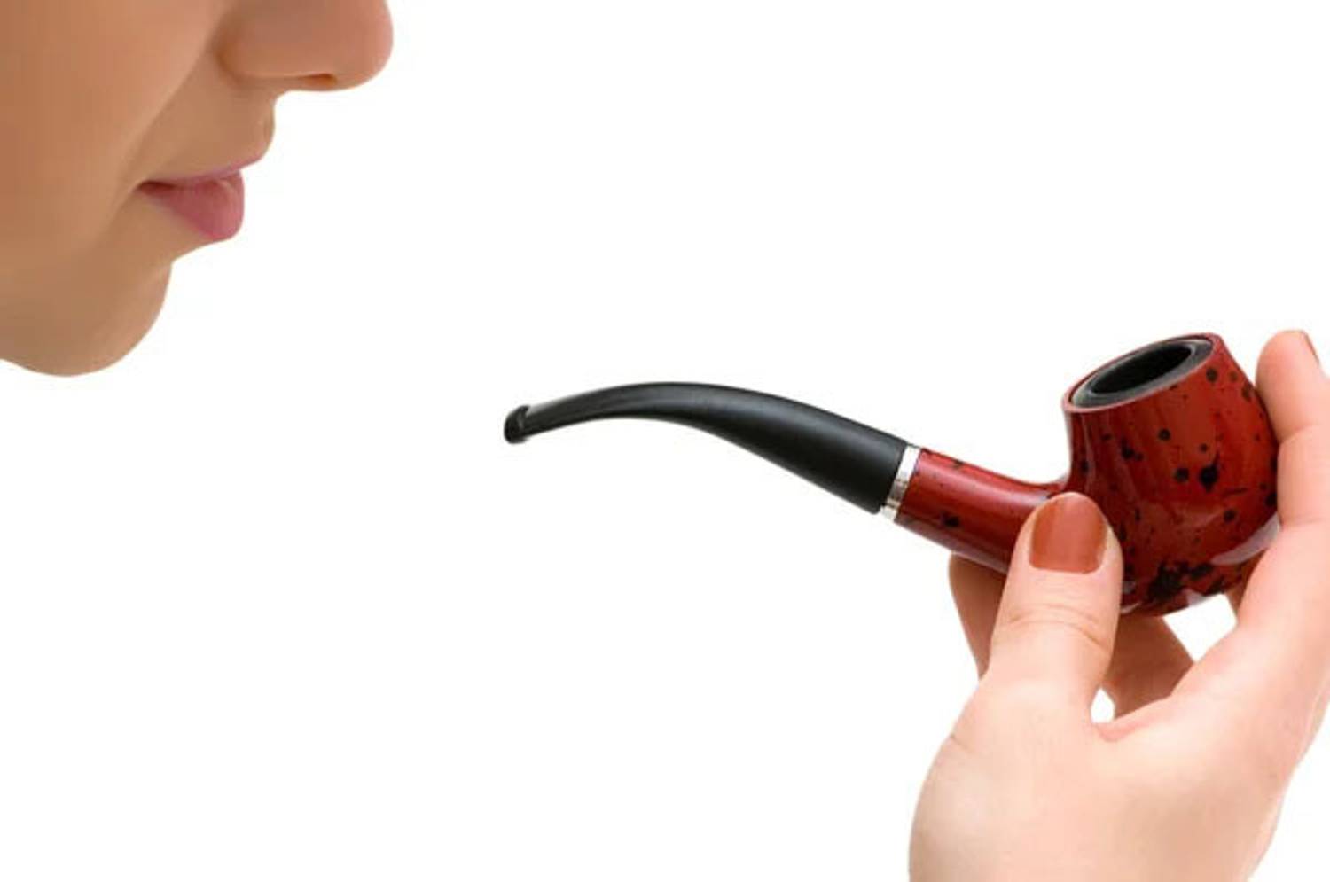 SPERO Wooden Inside Fitting Hookah Mouth Tip Red - Image 2