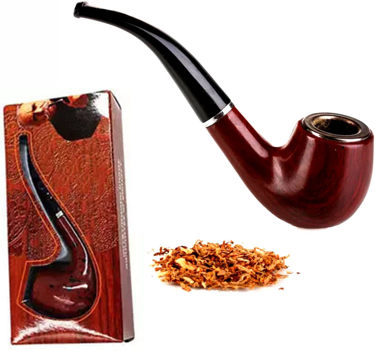 SPERO Wooden Inside Fitting Hookah Mouth Tip Red - Image 1