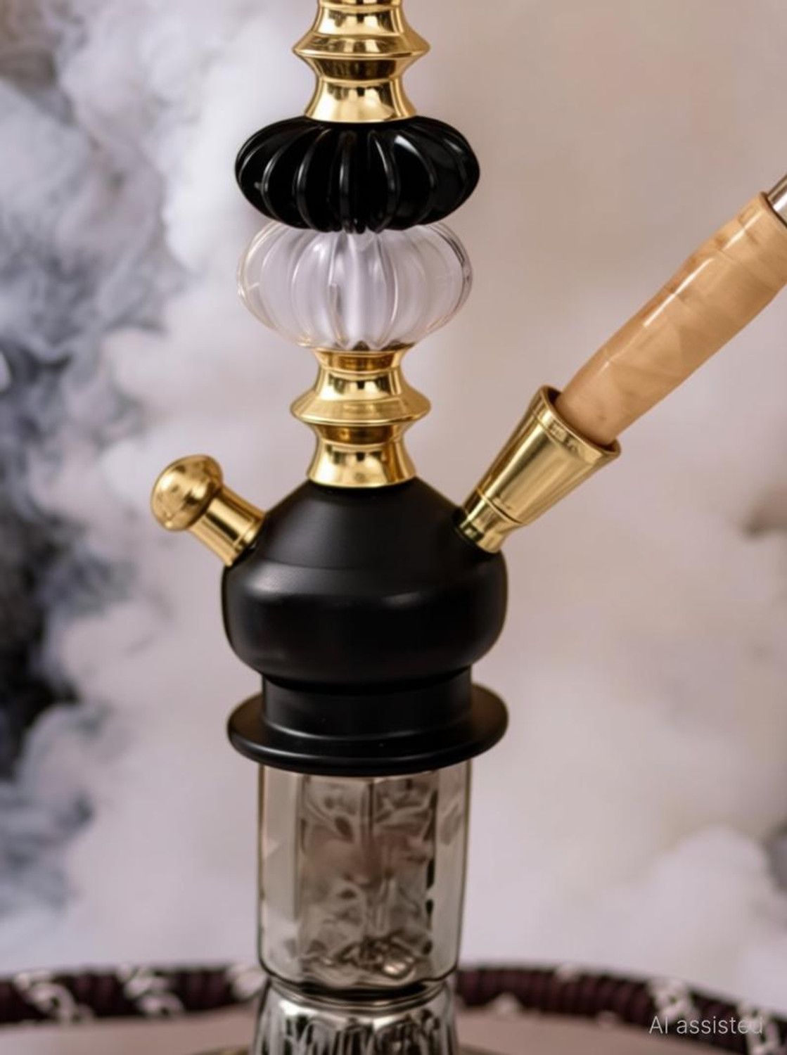 Image of ALL.NATION.IMPEX Premium Designer Crystal Style 15 inch Glass Hookah